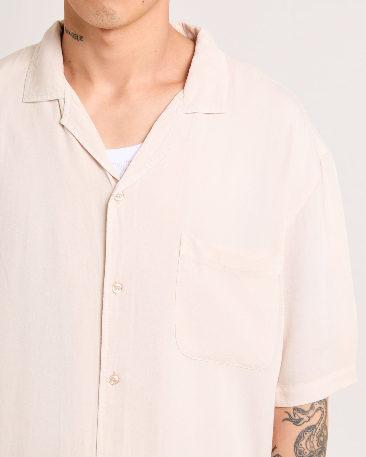 Reckoner Short Sleeve Resort Shirt STONED