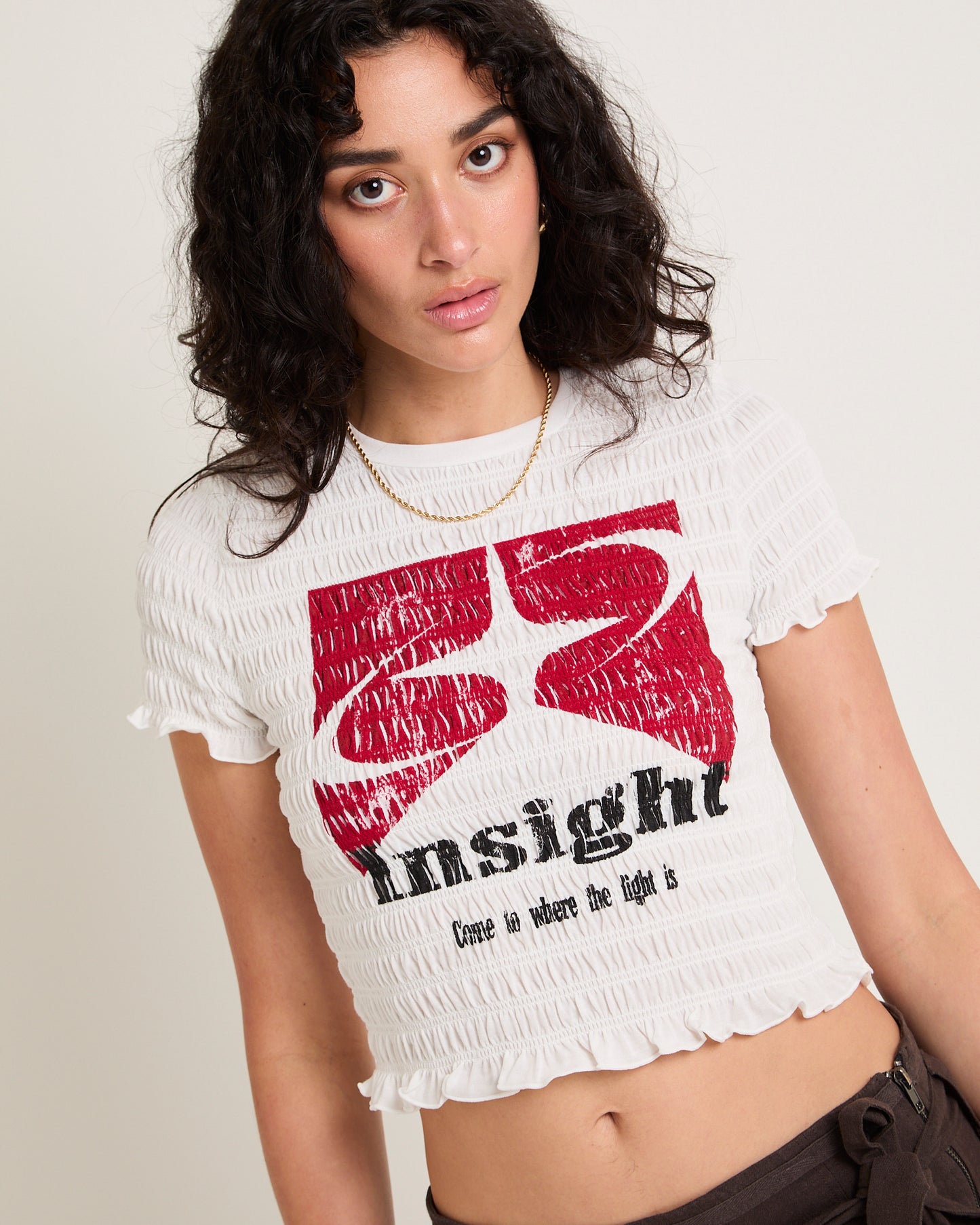 Stellar Shirred Top