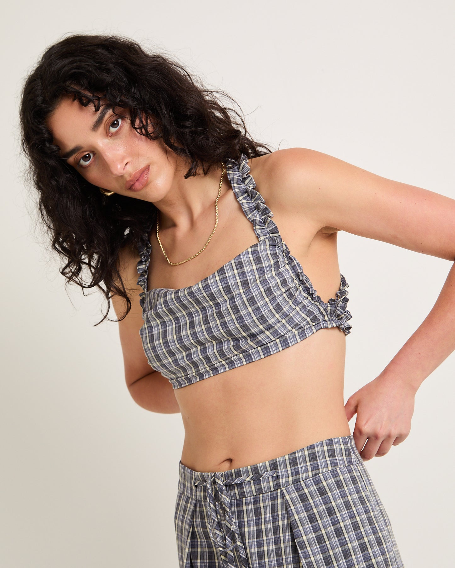 Dion Gathered Micro Top