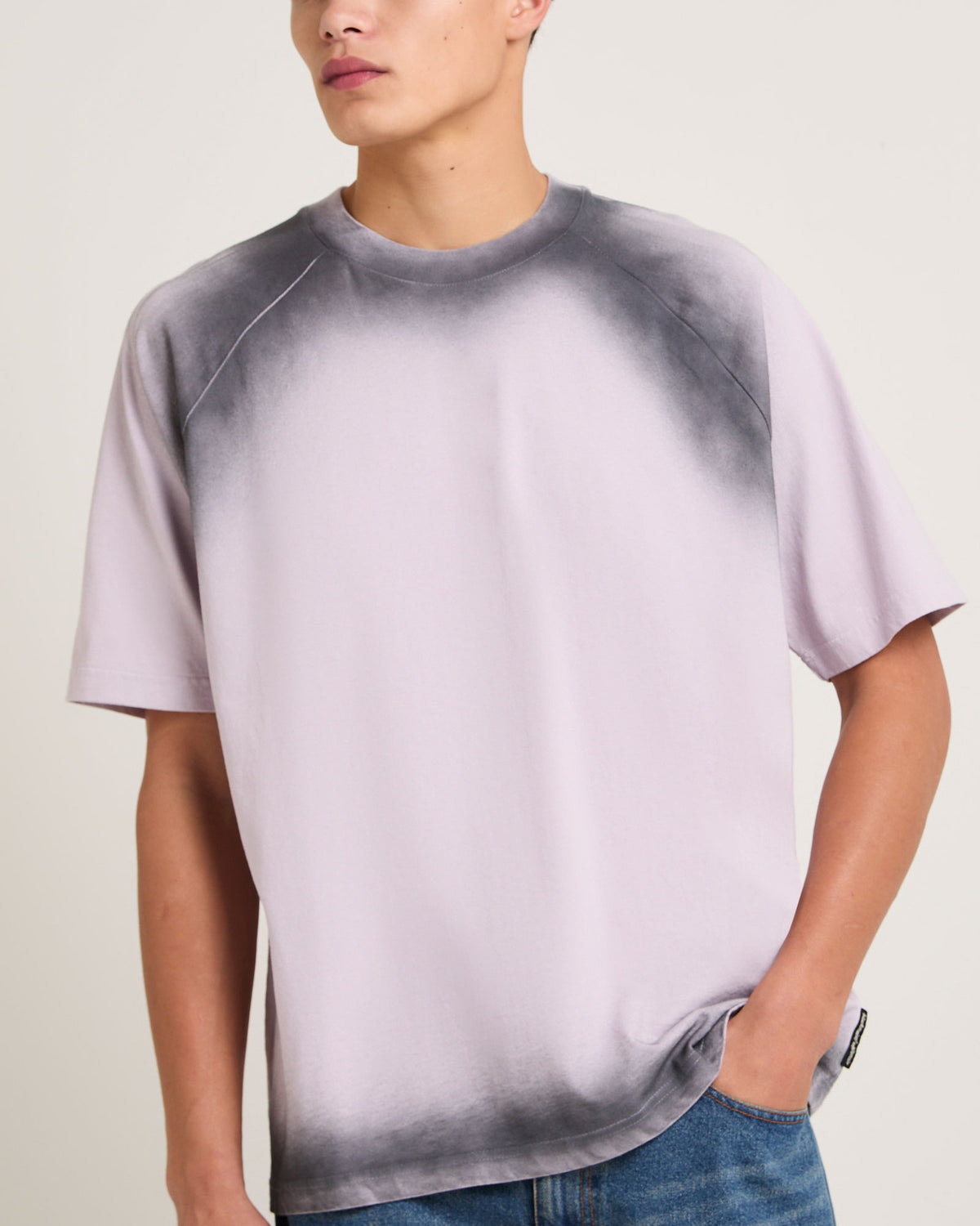 Liminal Sprayed T-Shirt PURPLE