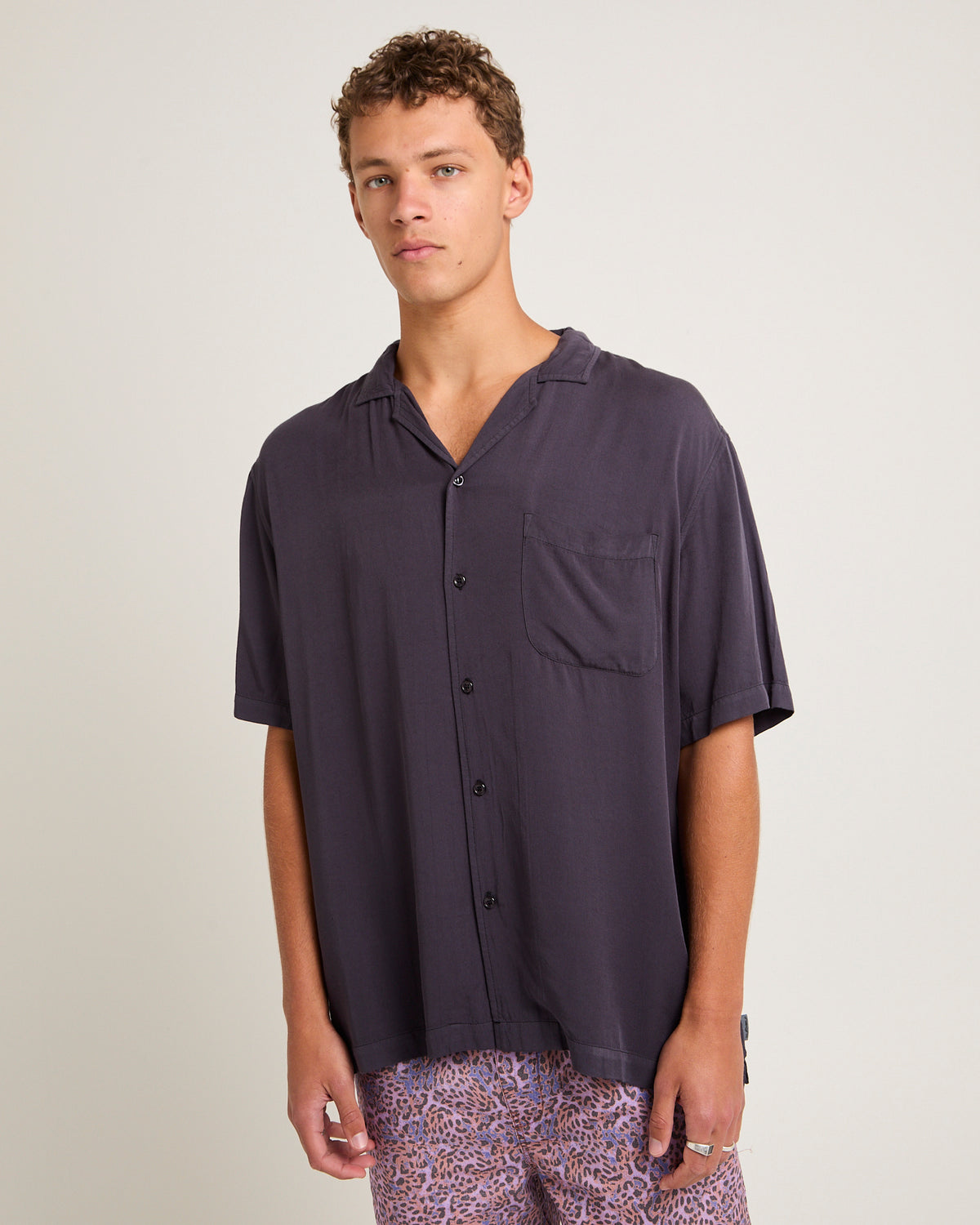 Reckoner Short Sleeve Resort Shirt DUSTY BLACK
