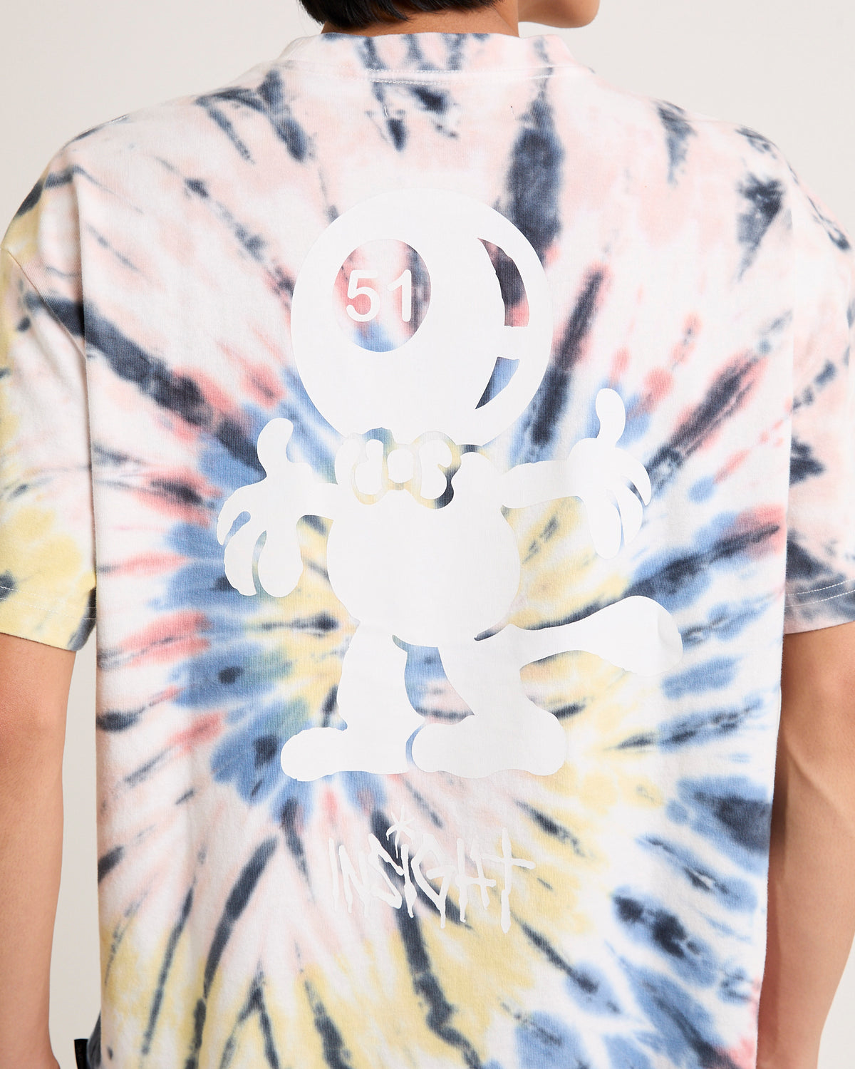 Snooker Tie Dye Cropped T-Shirt MULTI