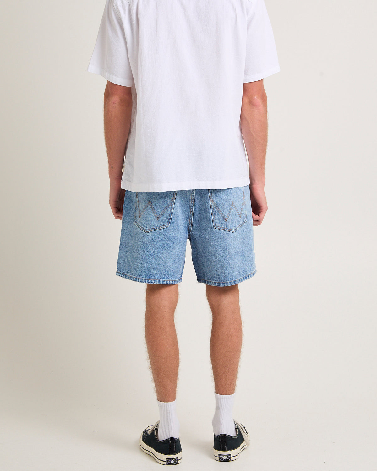 Slacker Relaxed Denim Shorts SALT WATER BLUE