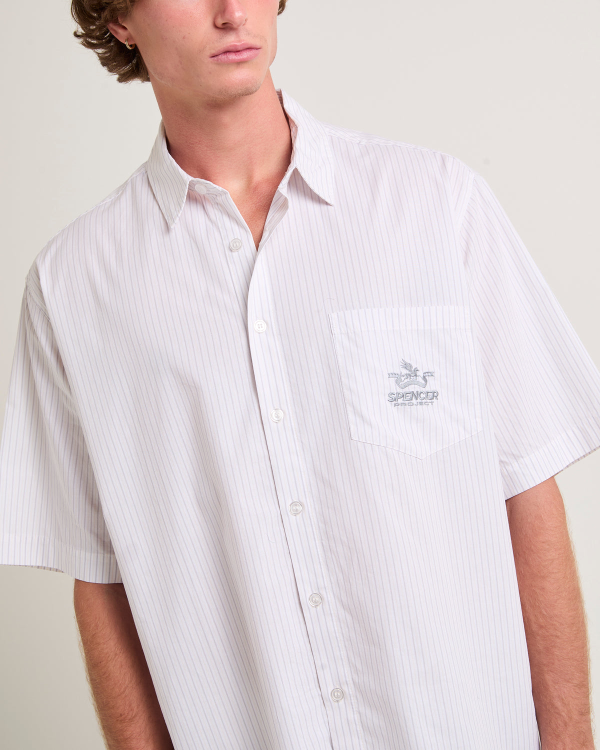 Skate Holiday Short Sleeve Shirt WHITE
