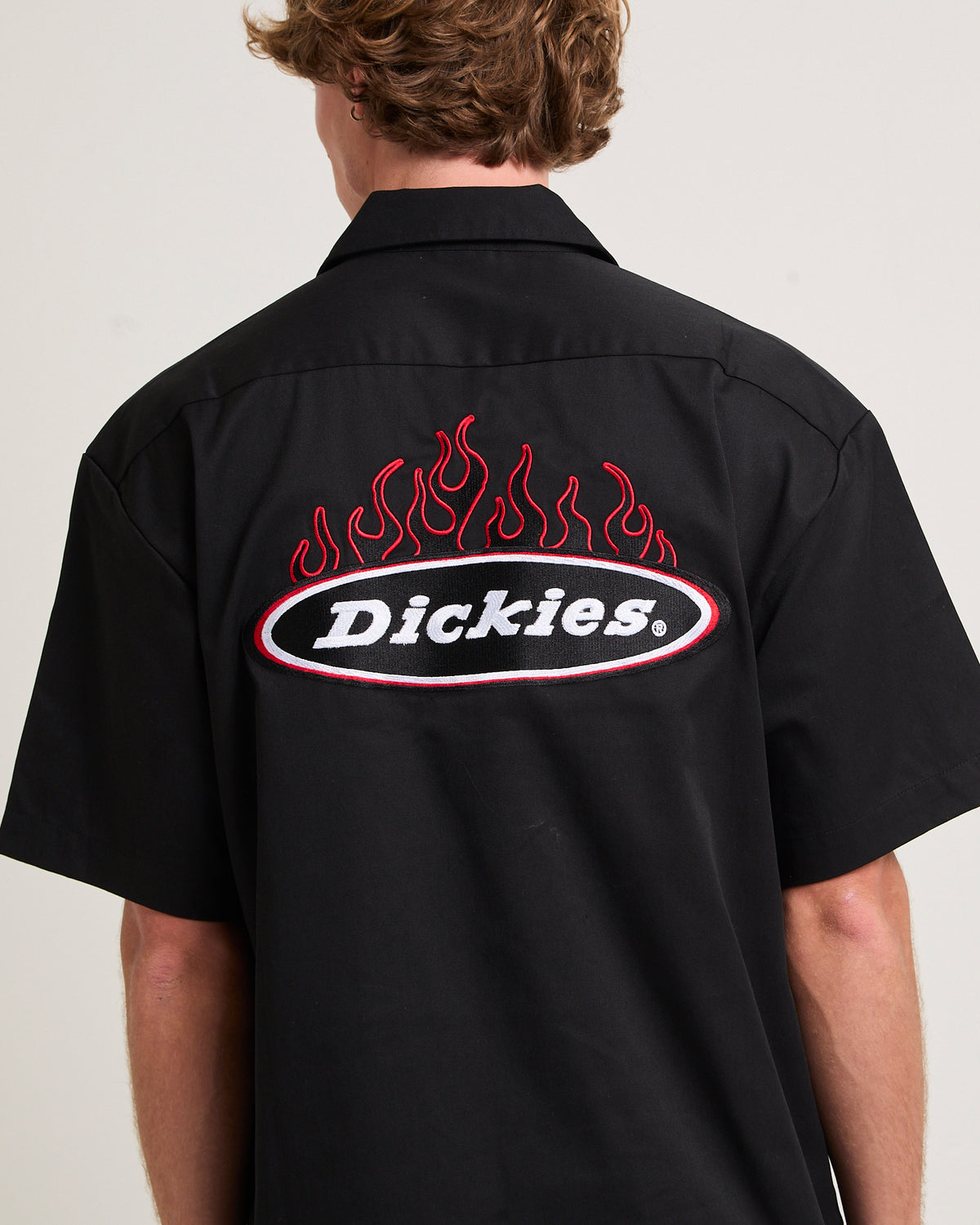 1574 Fire Boy Short Sleeve Shirt BLACK