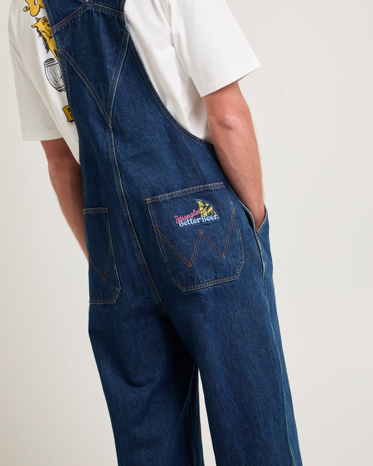 Wrangler x Better Beer Good Times Overall OUTBACK BLUE
