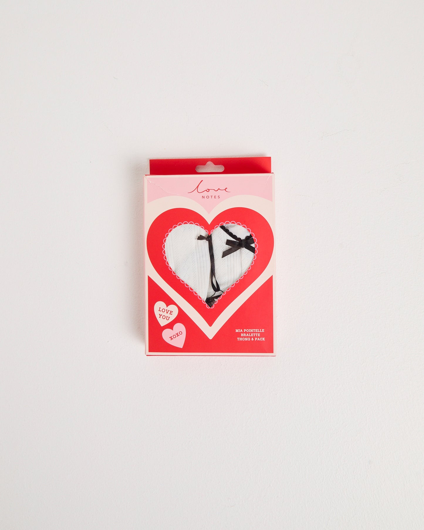 Pointelle Bralette & G String Set