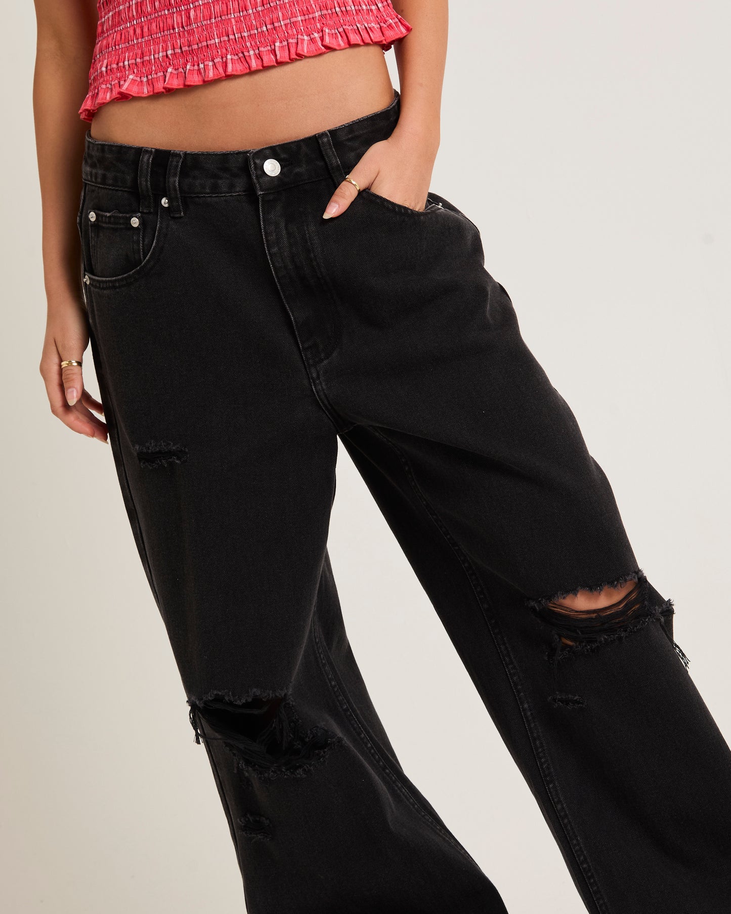 Rez Maxi Baggy Denim Jeans
