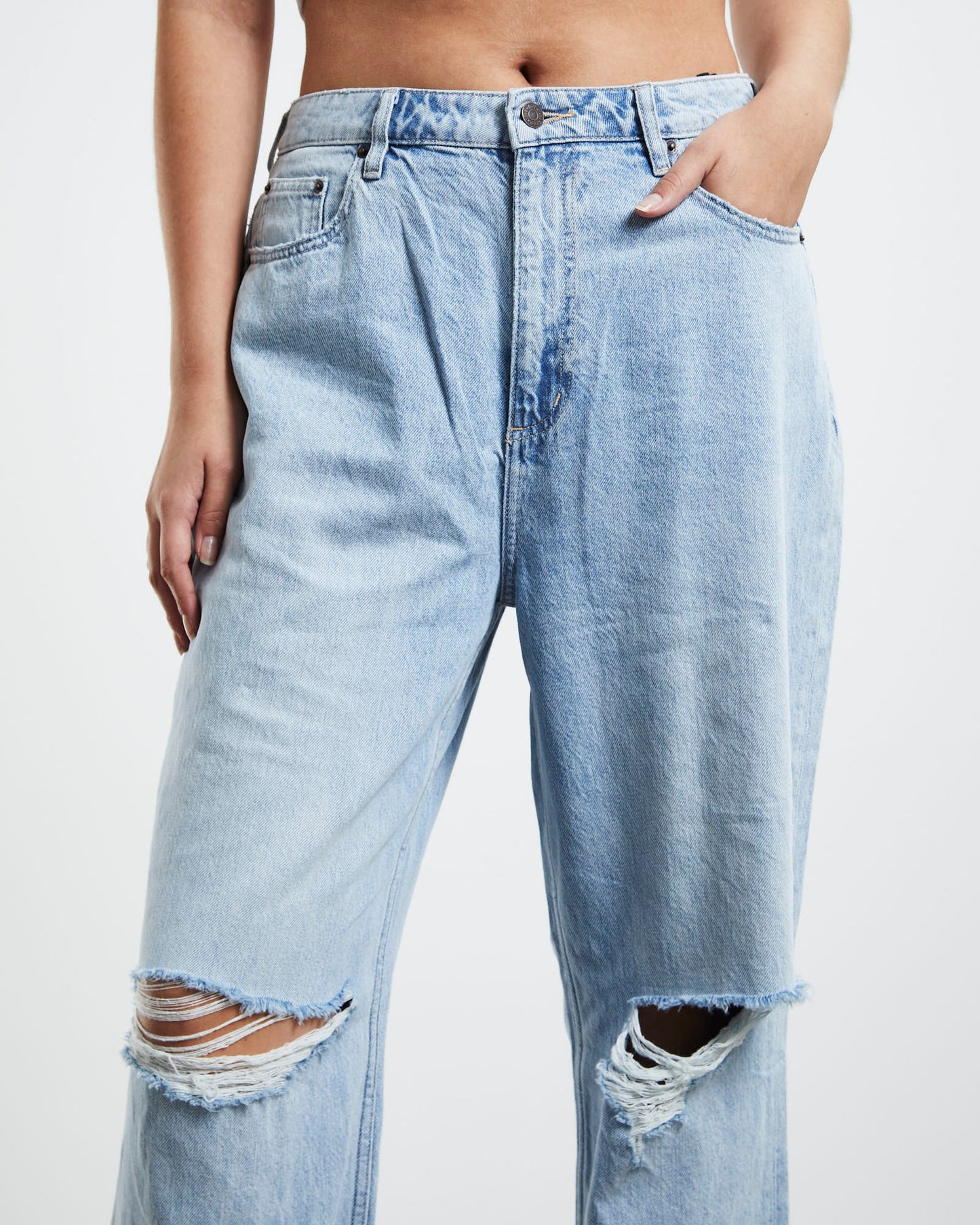 High Baggy Denim Jeans