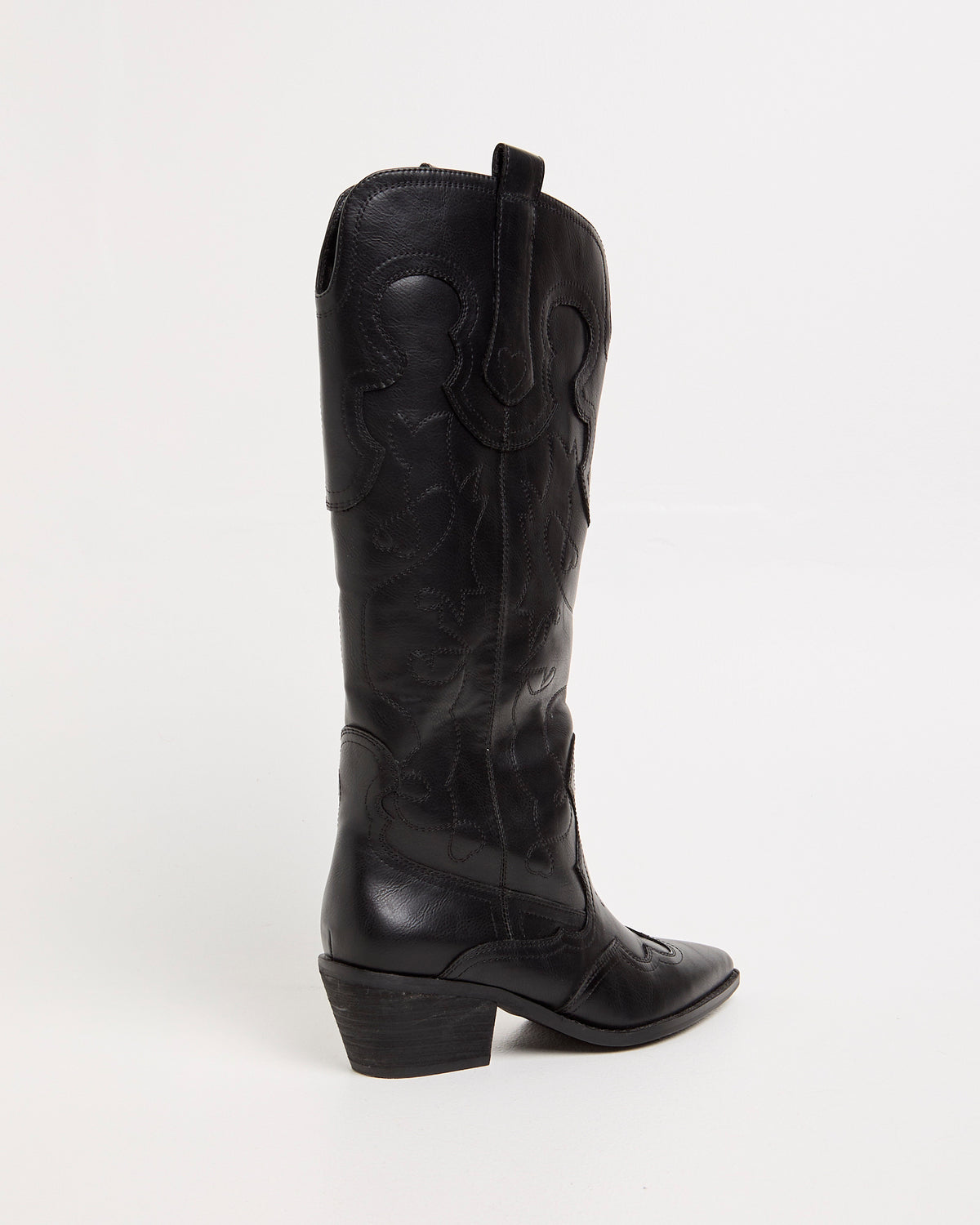 Malvin Western Boots BLACK/BLACK