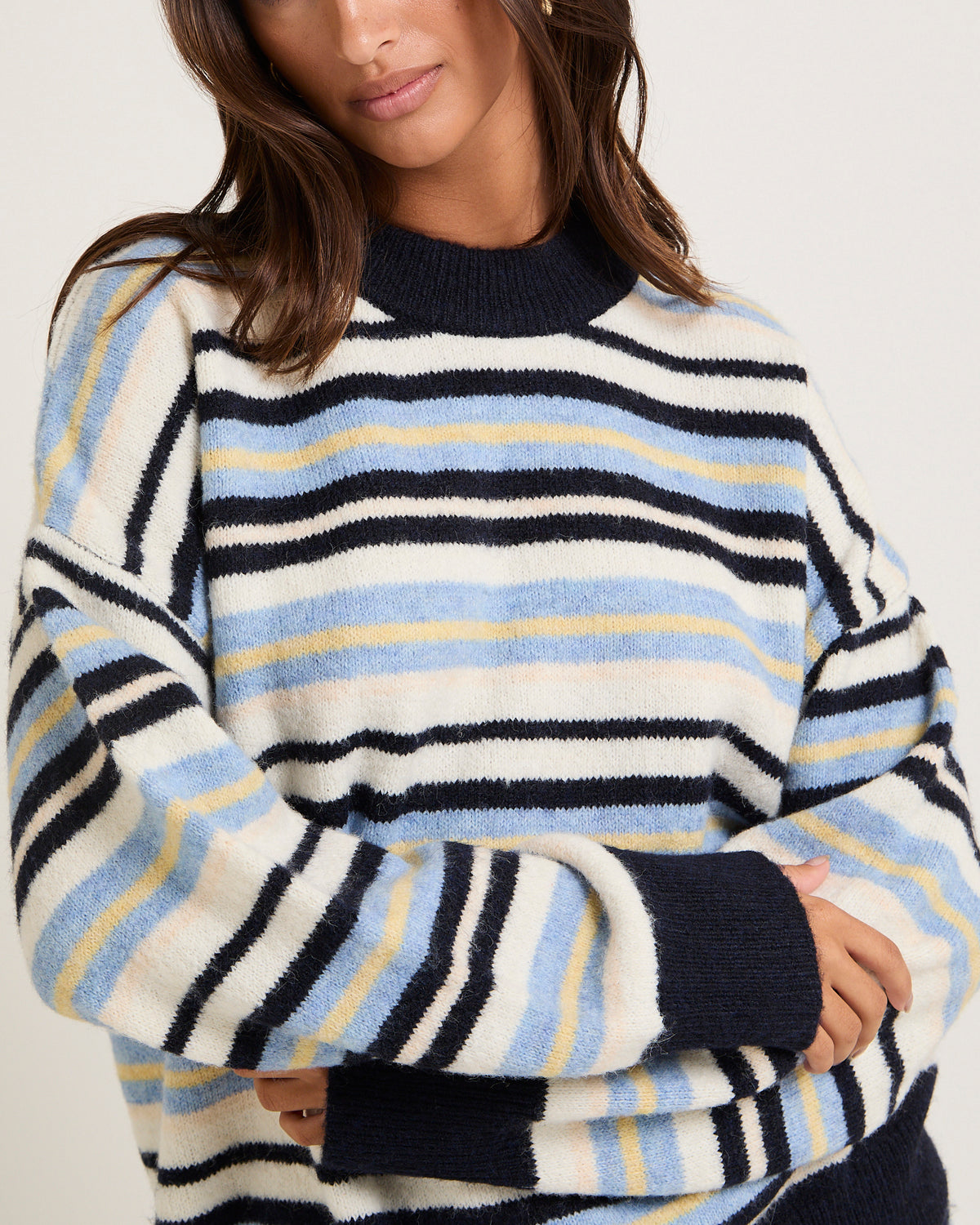 Maxie Oversized Knit Jumper STRIPE