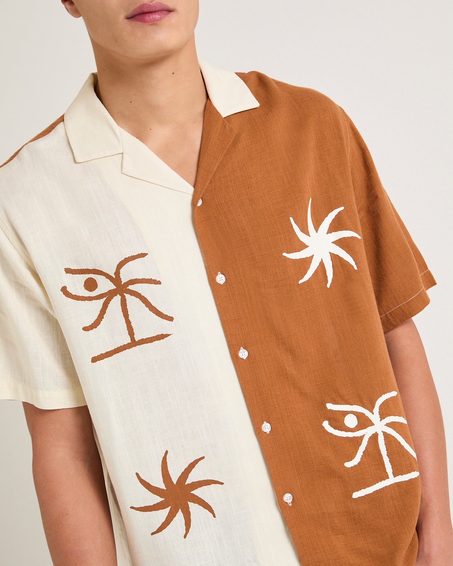 Cleo Linen Short Sleeve Resort Shirt