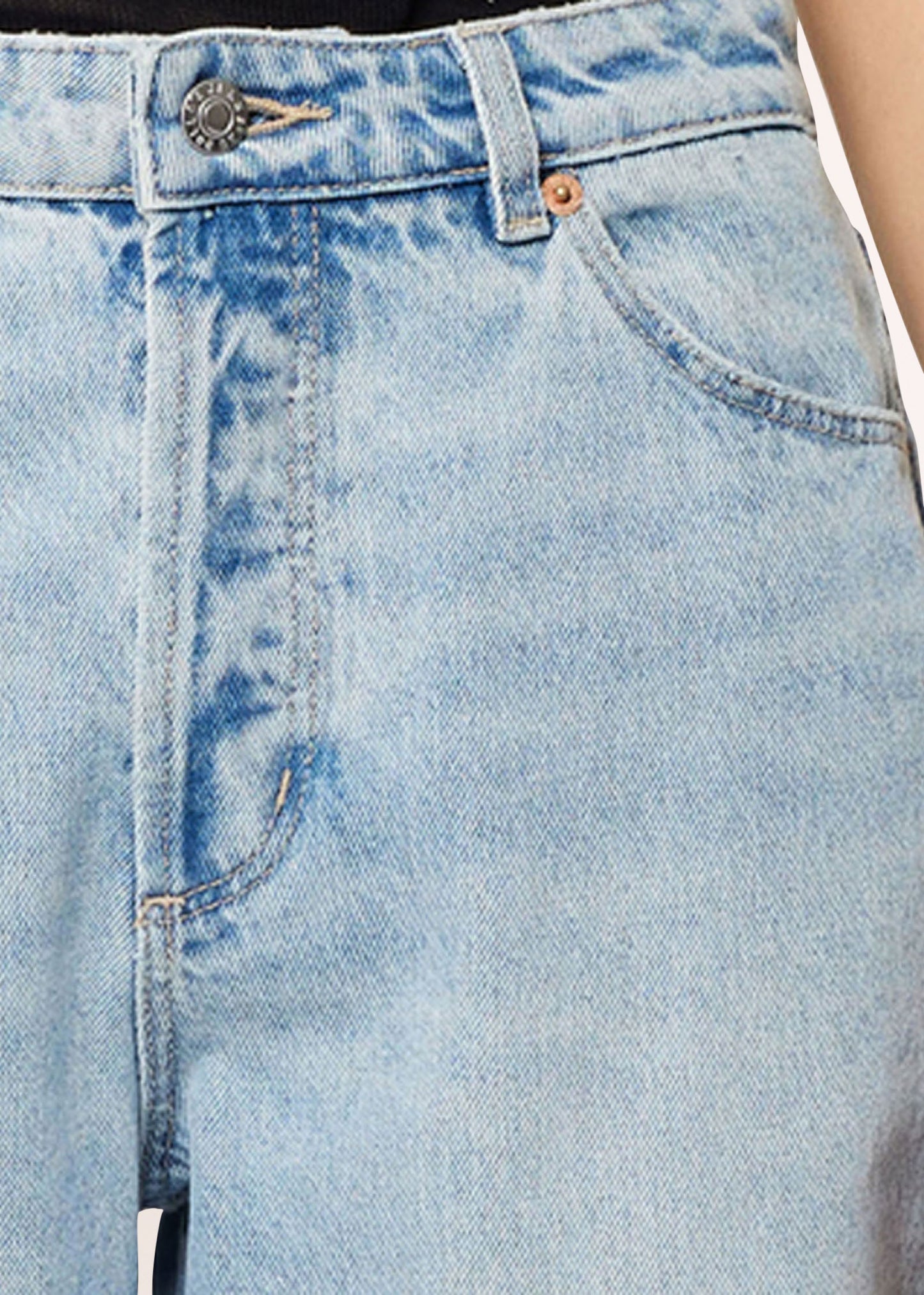 90's Relaxed Denim Jeans Long Beach Worn