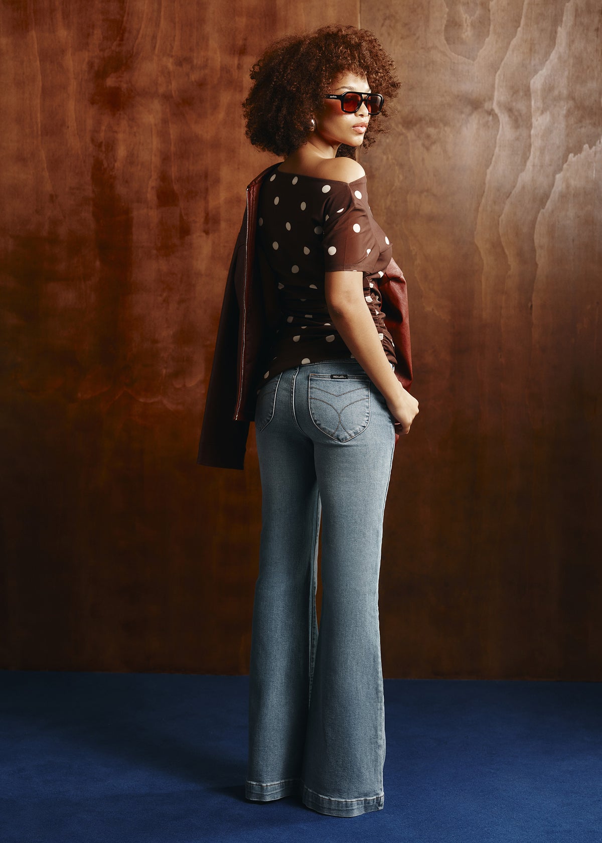 Sailor Denim Jeans Long Lily MID BLUE