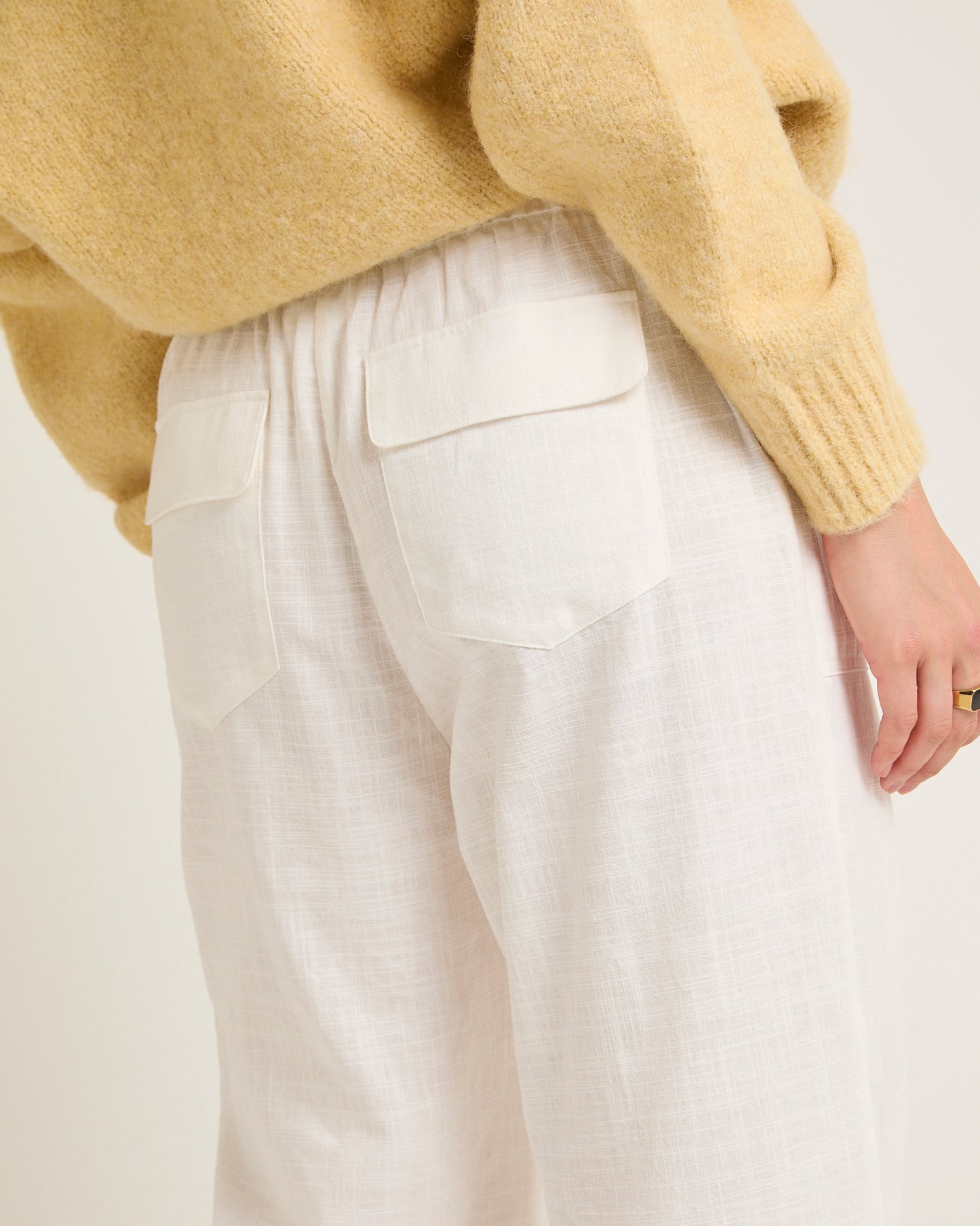 Lenny Linen Patch Pocket Pants