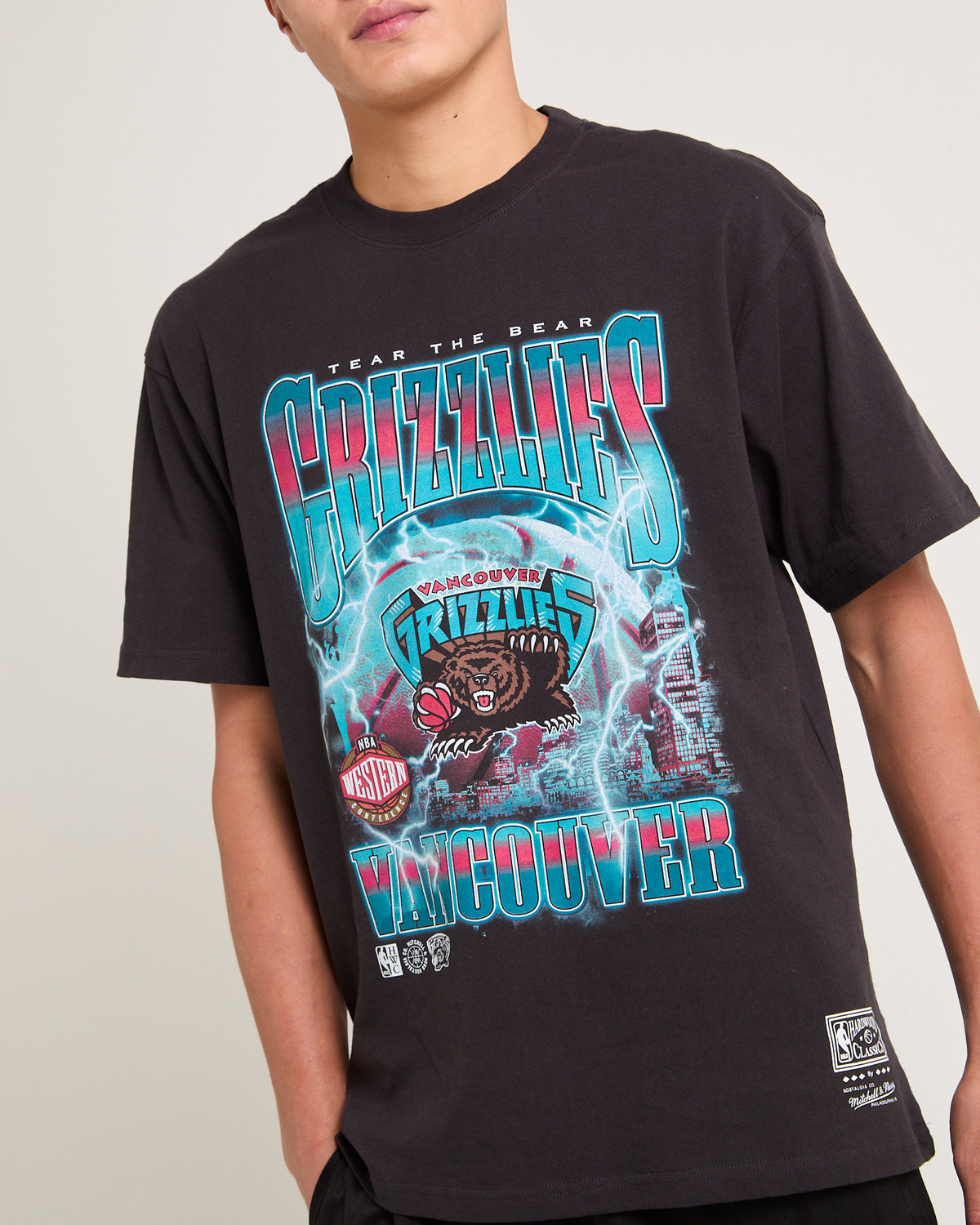 Vancouver Grizzlies City Strike T-Shirt FADED BLACK