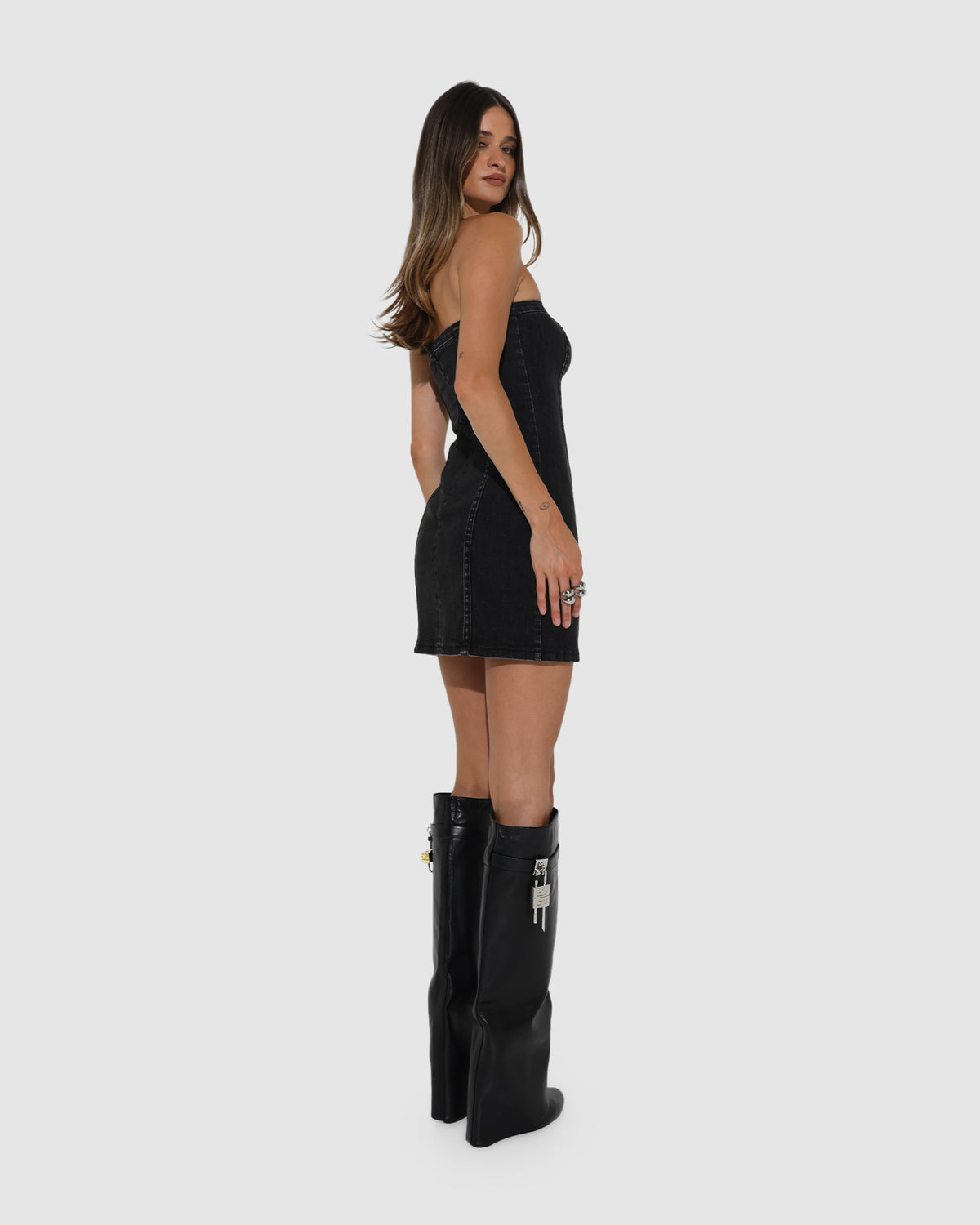 Immy Mini Dress VINTAGE BLACK