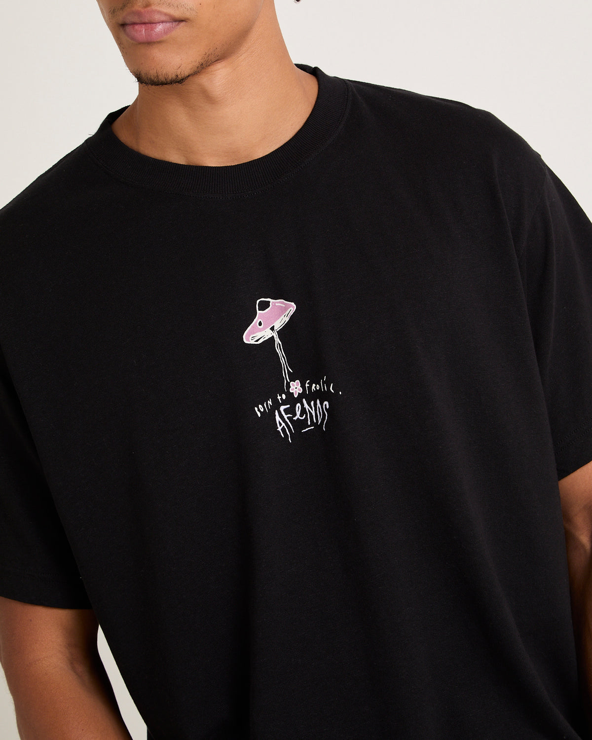High Priority Boxy T-Shirt Black