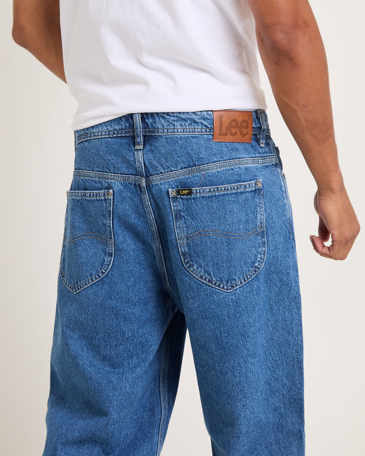 L-Four Baggy Denim Jeans Rooftop Blue Rooftop Blue