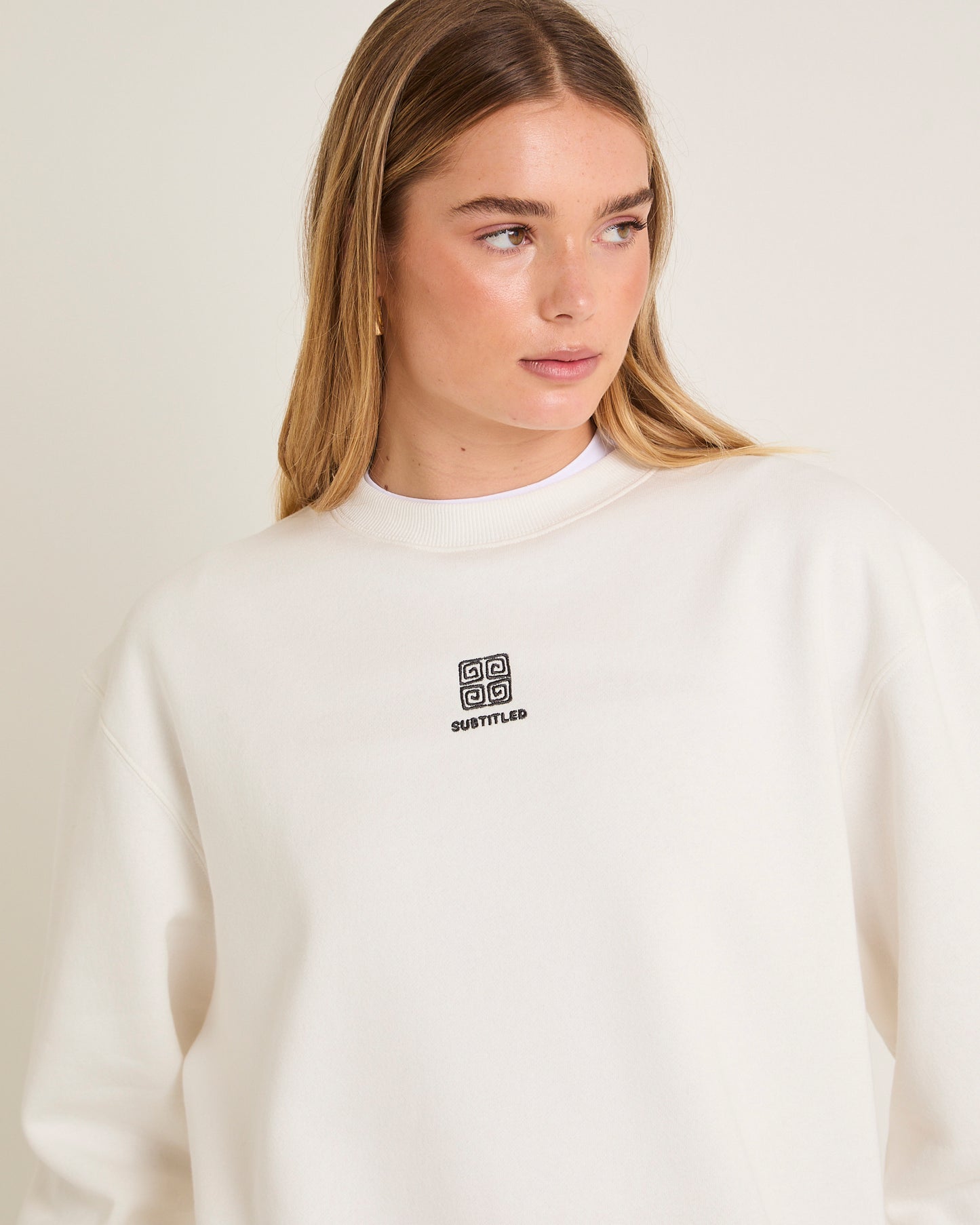 Spiros Oversized Crew Jumper