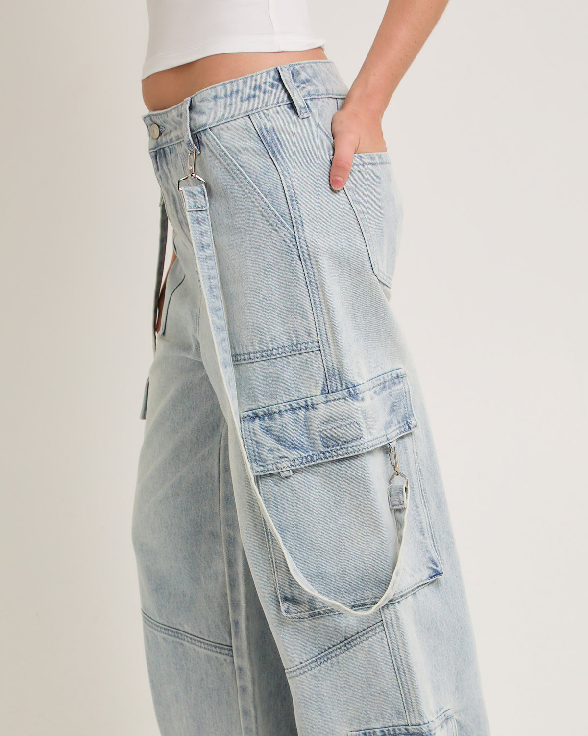 Remedy Denim Cargo Pants VINTAGE TINT