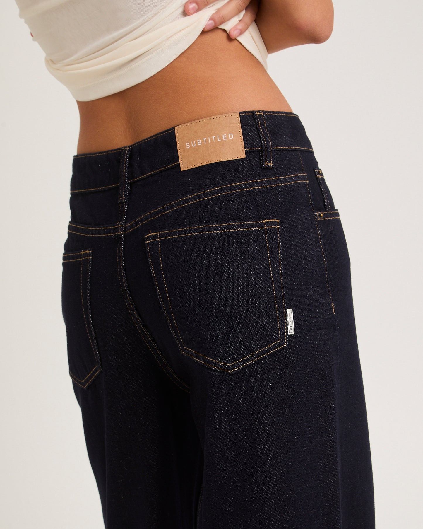 Wren High & Wide Denim Jeans Petite