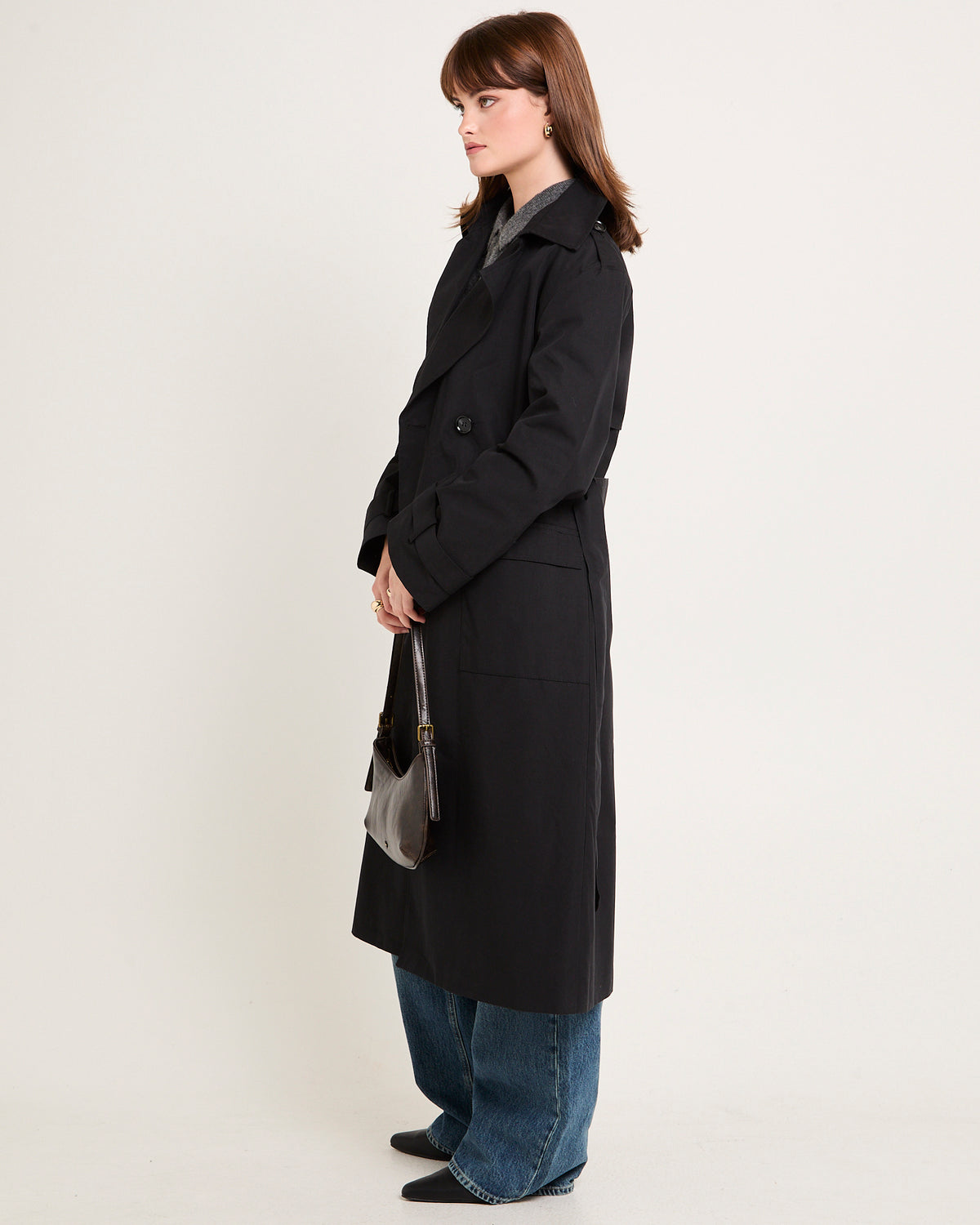 Tanya Trench Coat BLACK