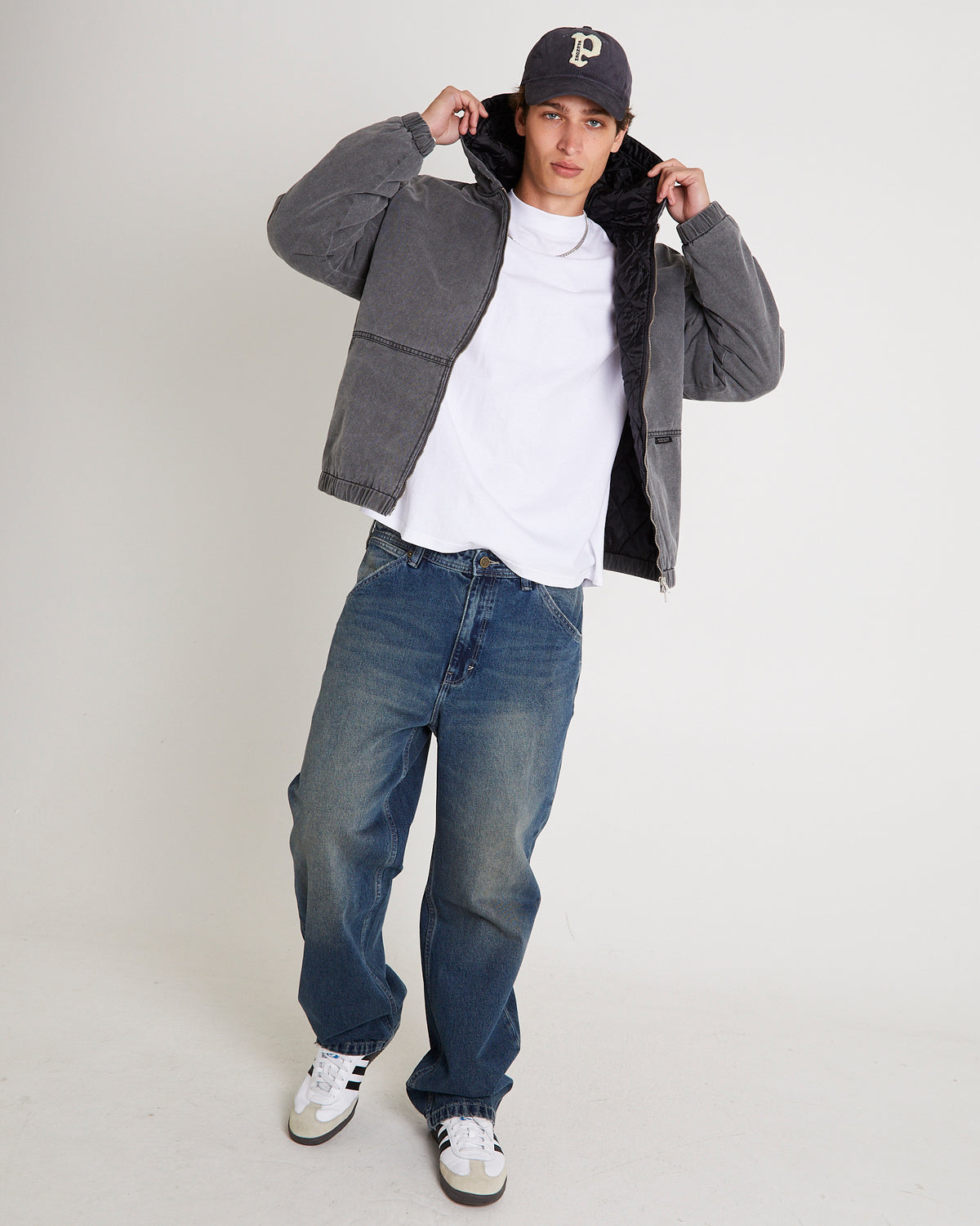 Phoenix Work Jacket WASHED BLACK