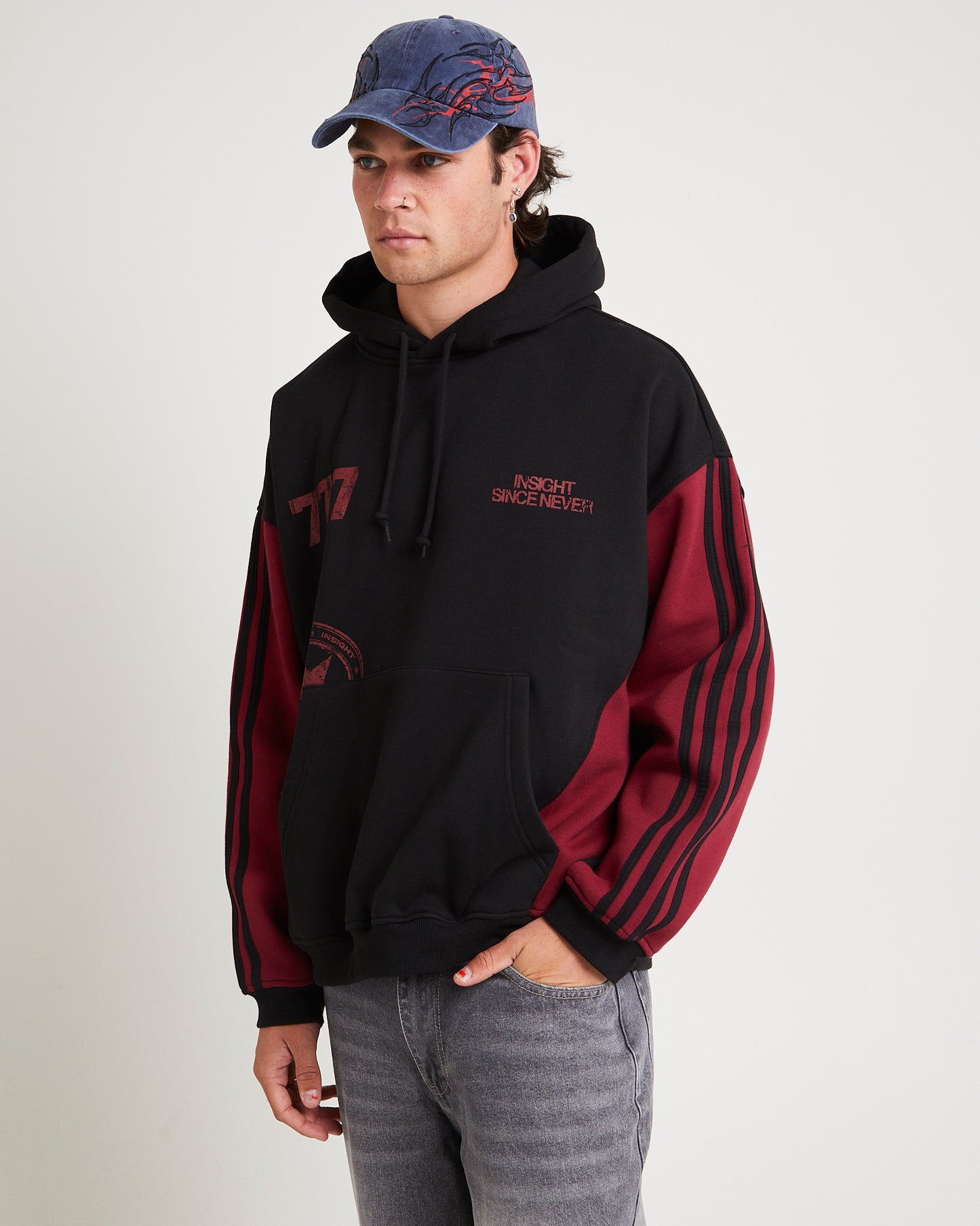 DNA Panelled Hoodie