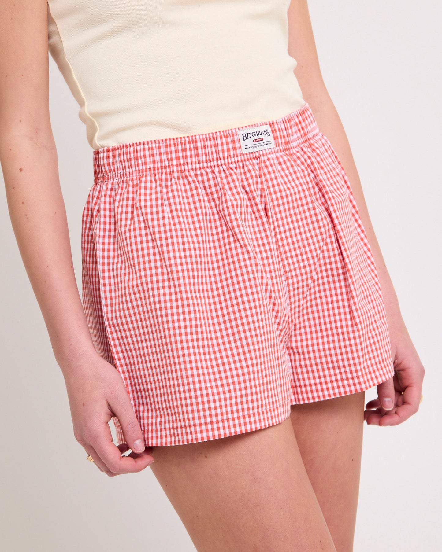 BDG Gingham Boxer Shorts