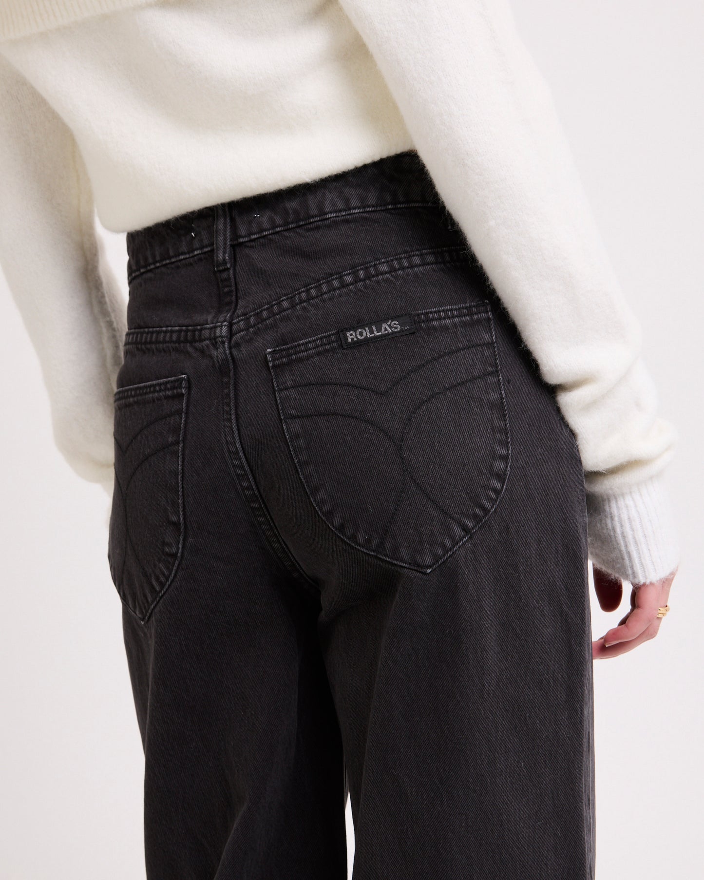 Sailor Long Denim Jeans Black Stone