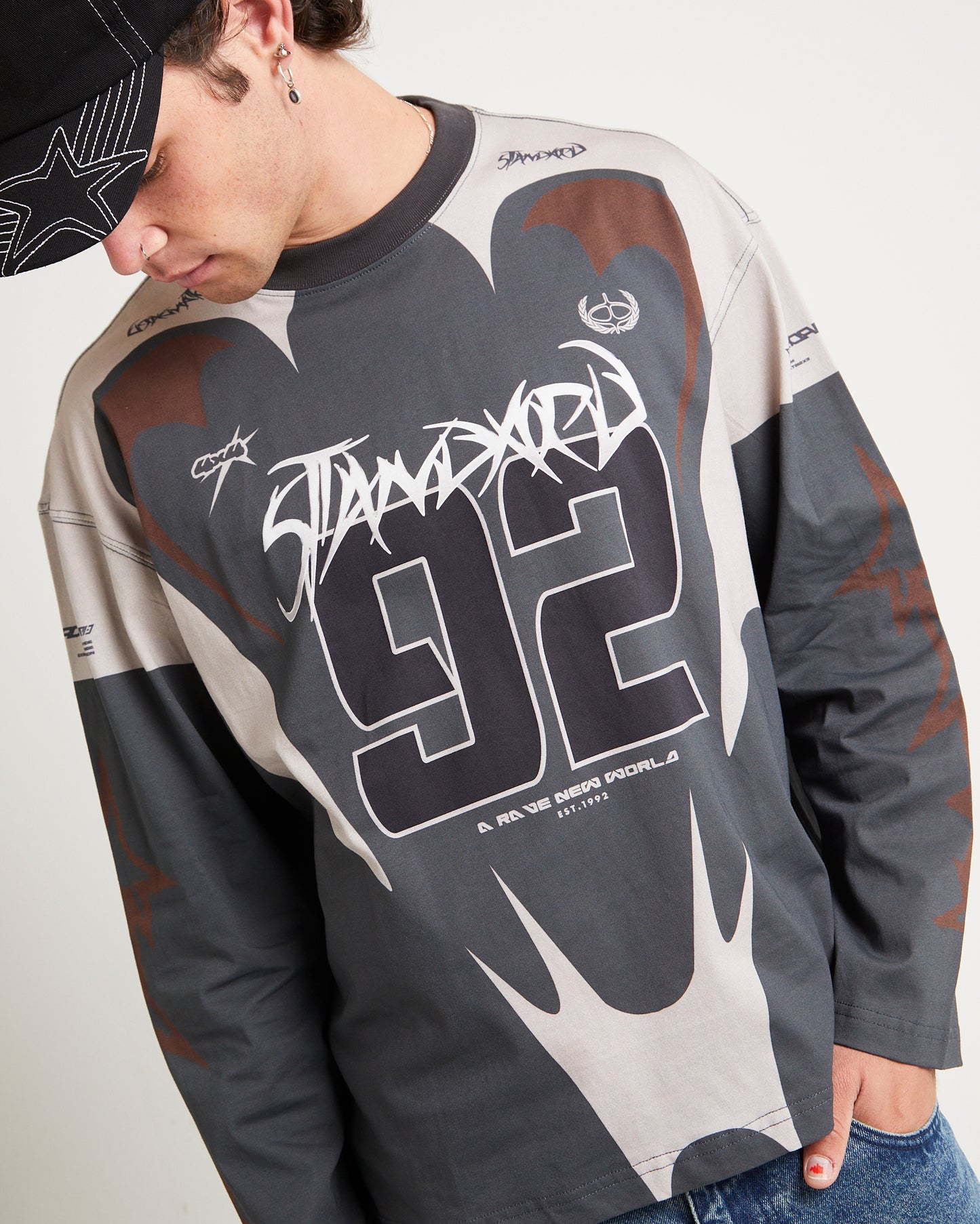 Rottweiler Moto Long Sleeve Jersey