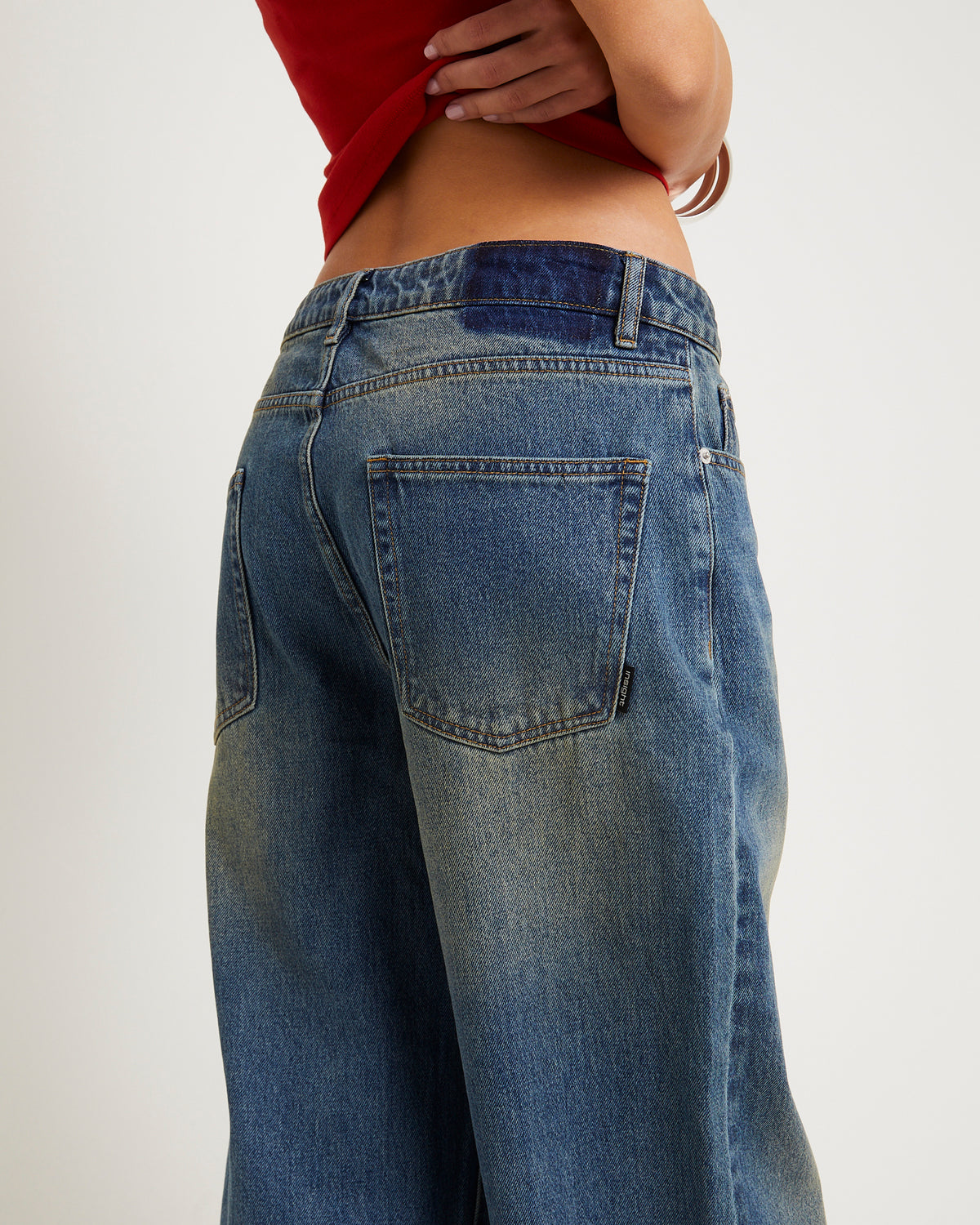 Astro Mega Baggy Denim Jeans GASOLINE BLUE