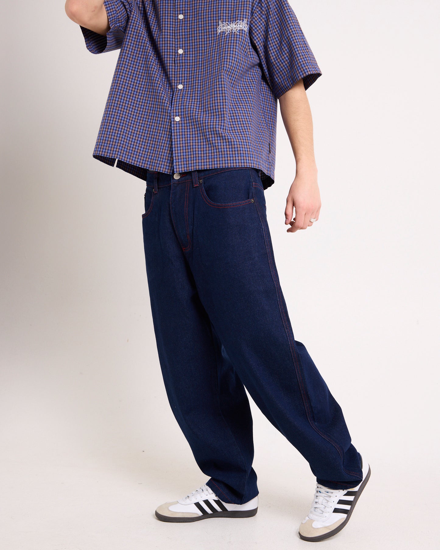 Sticker Wide Boy Denim Jeans