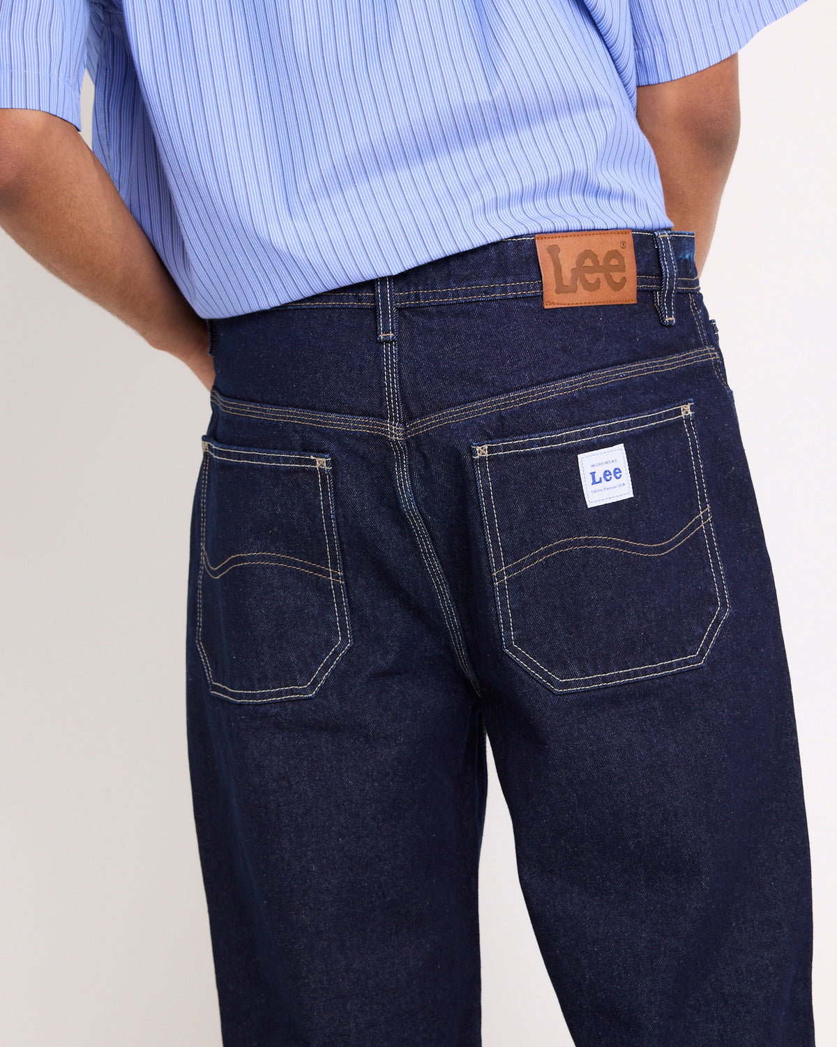 L-Four Baggy Denim Jeans RINSE INDIGO