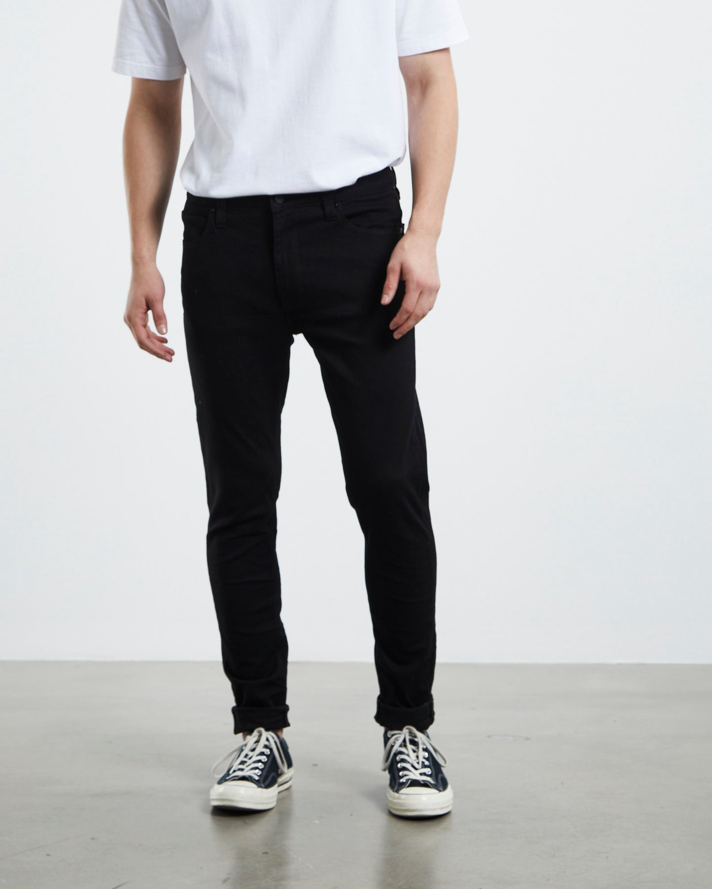 A Dropped Skinny Denim Jeans Mirror