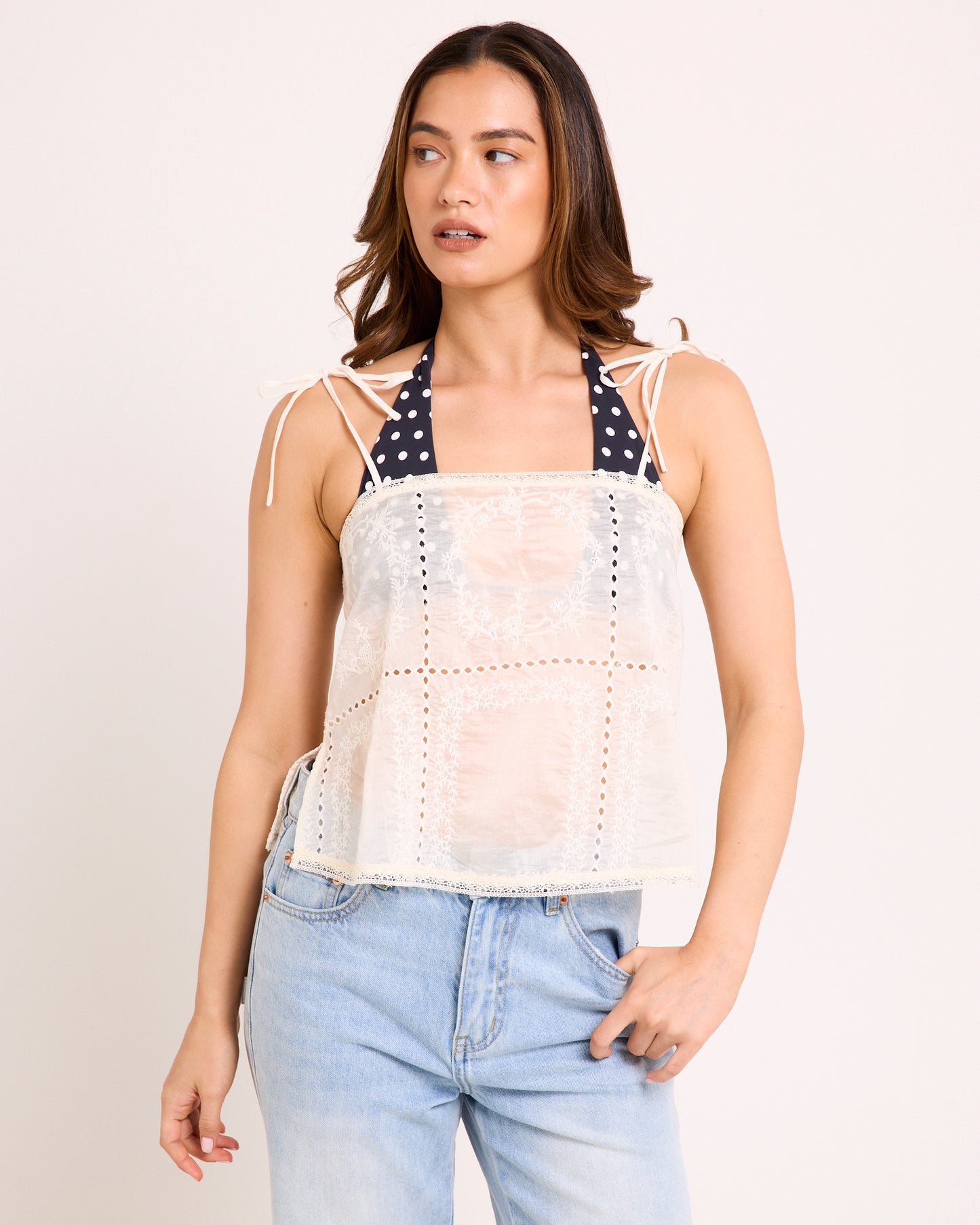 Louie Embroidered Top