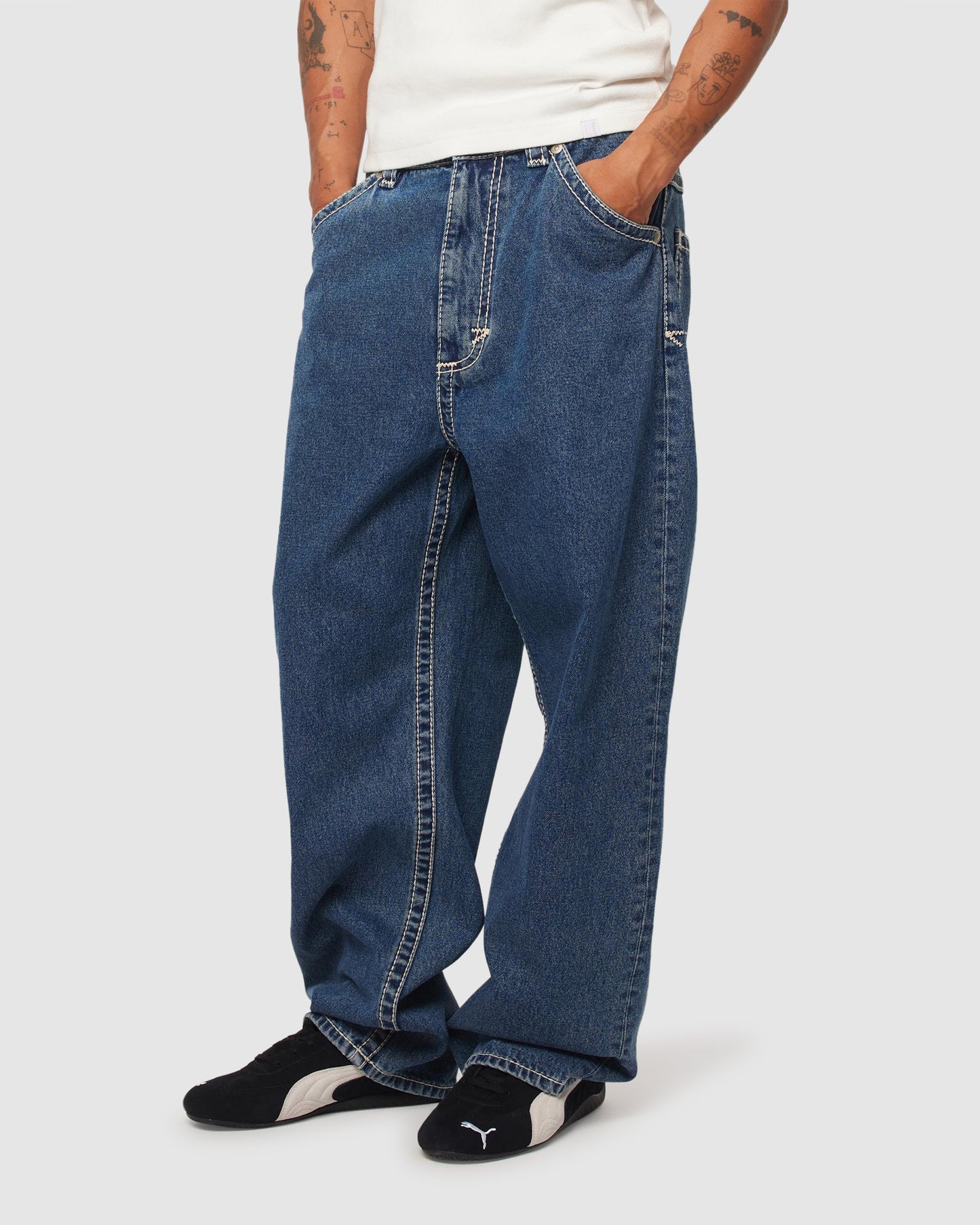 A6 Big Stitch Denim Jeans Rio