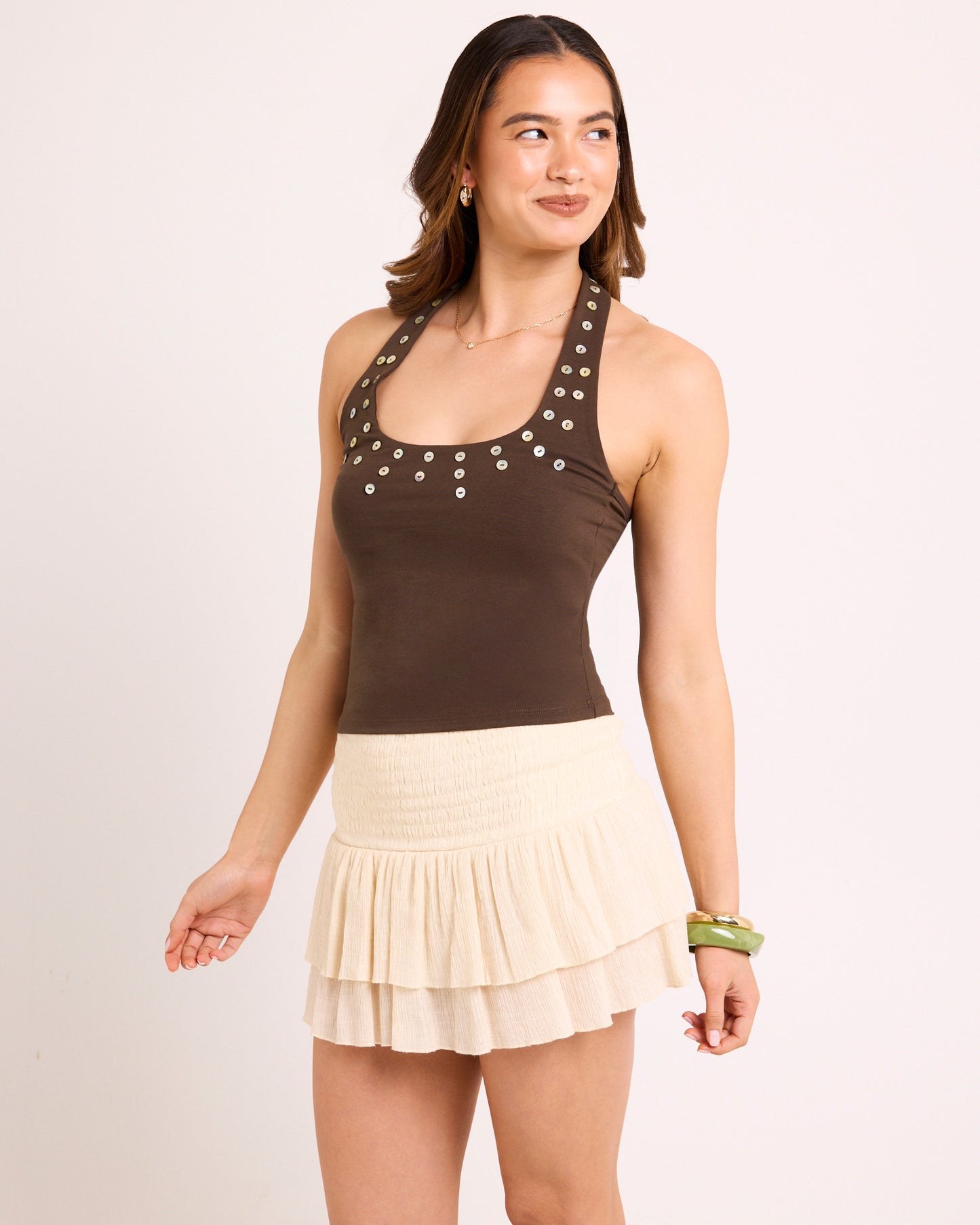 Melly Mother Of Pearl Tank