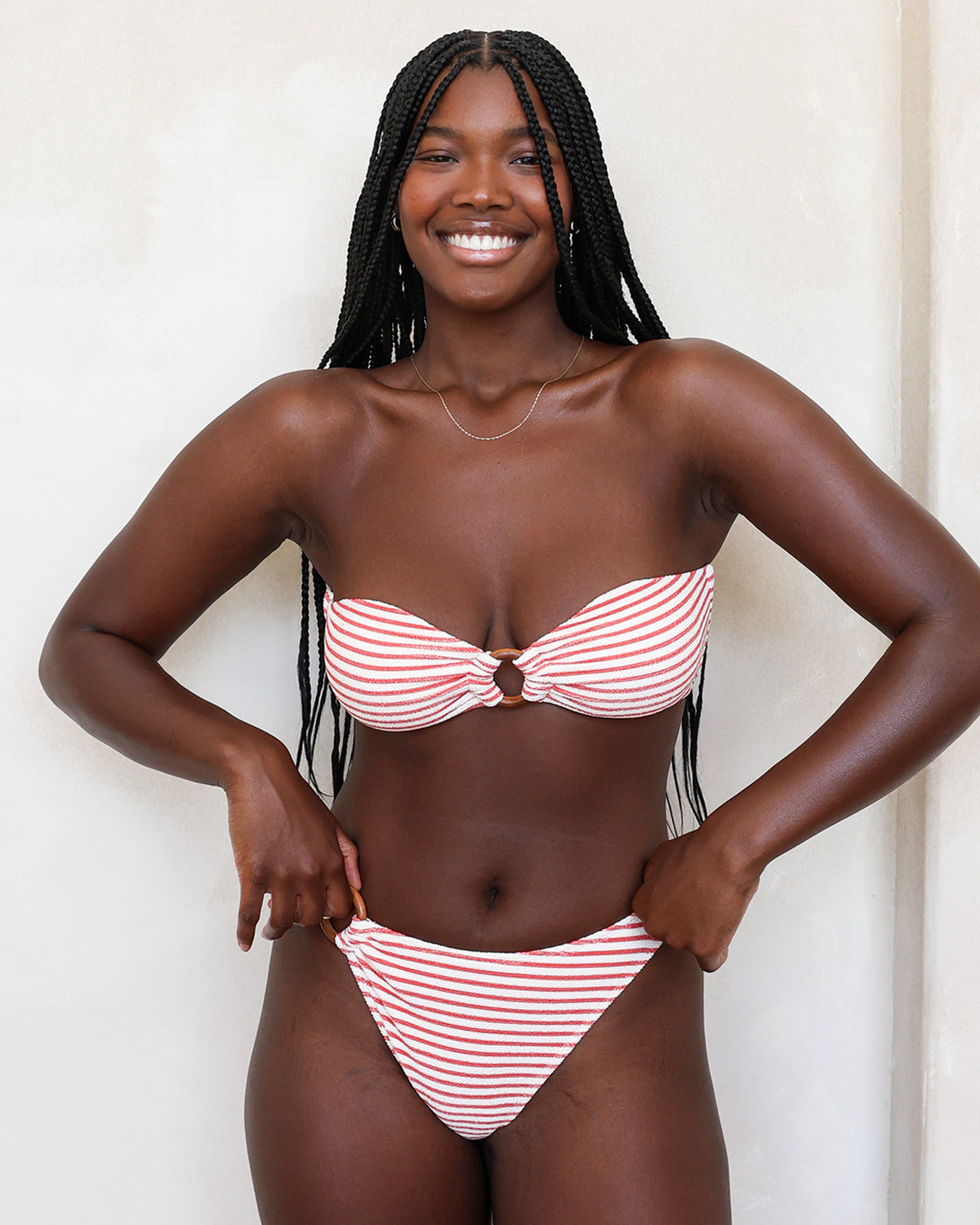 Dive In Super Cheeky Bikini Bottom SUMMER TIME STRIPE