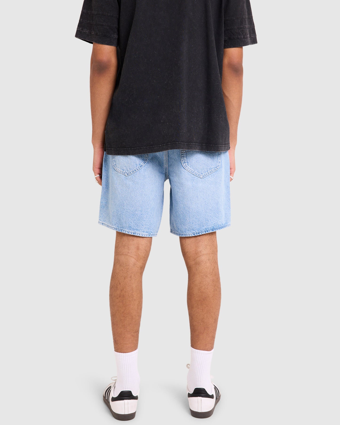 L-Four Baggy Denim Shorts