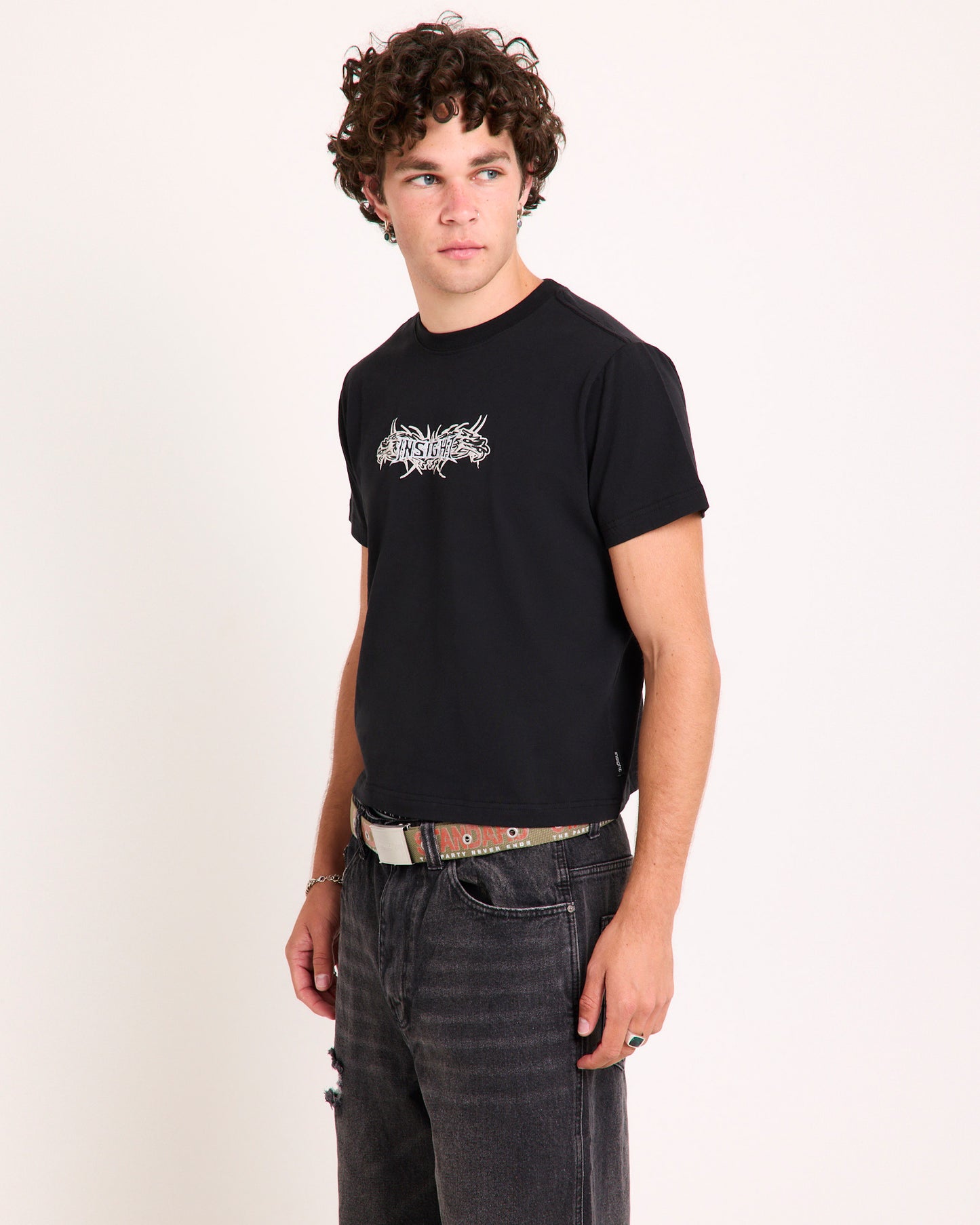 Narco Shrunken Cropped T-Shirt