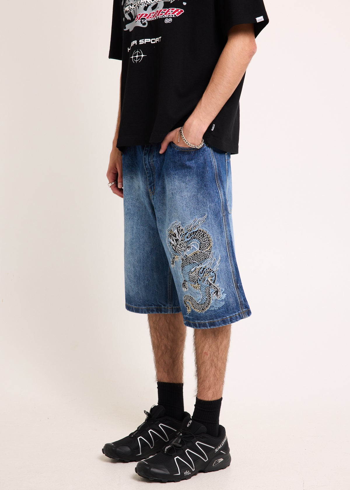 Mortal Jort Y2K Fade Shorts VINTAGE WASH