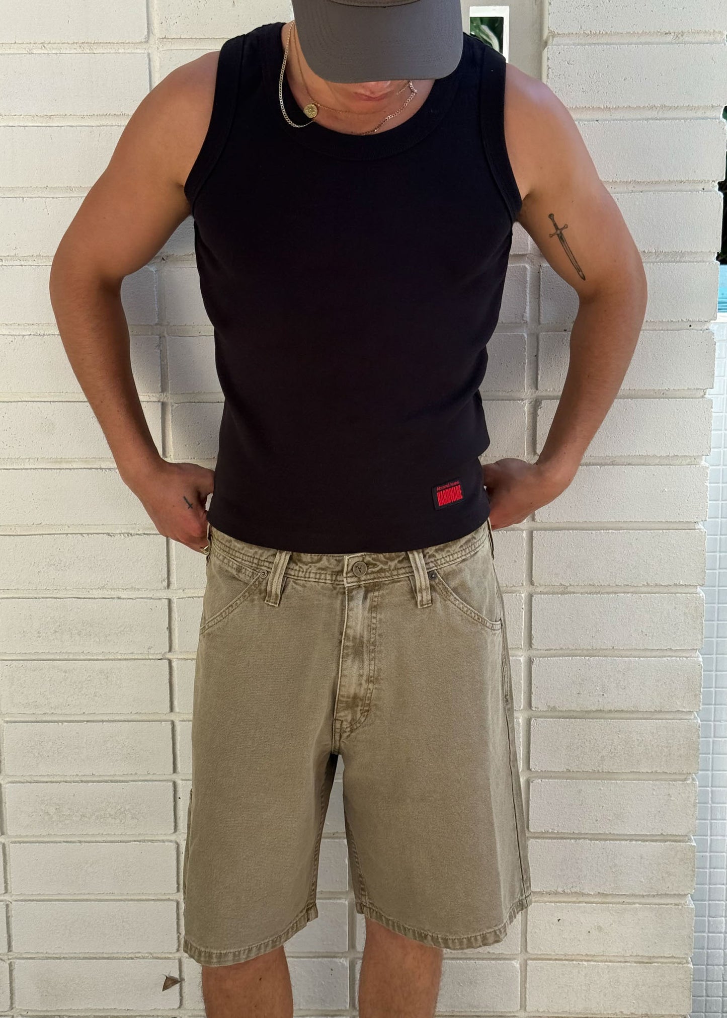A5 Canvas Work Shorts