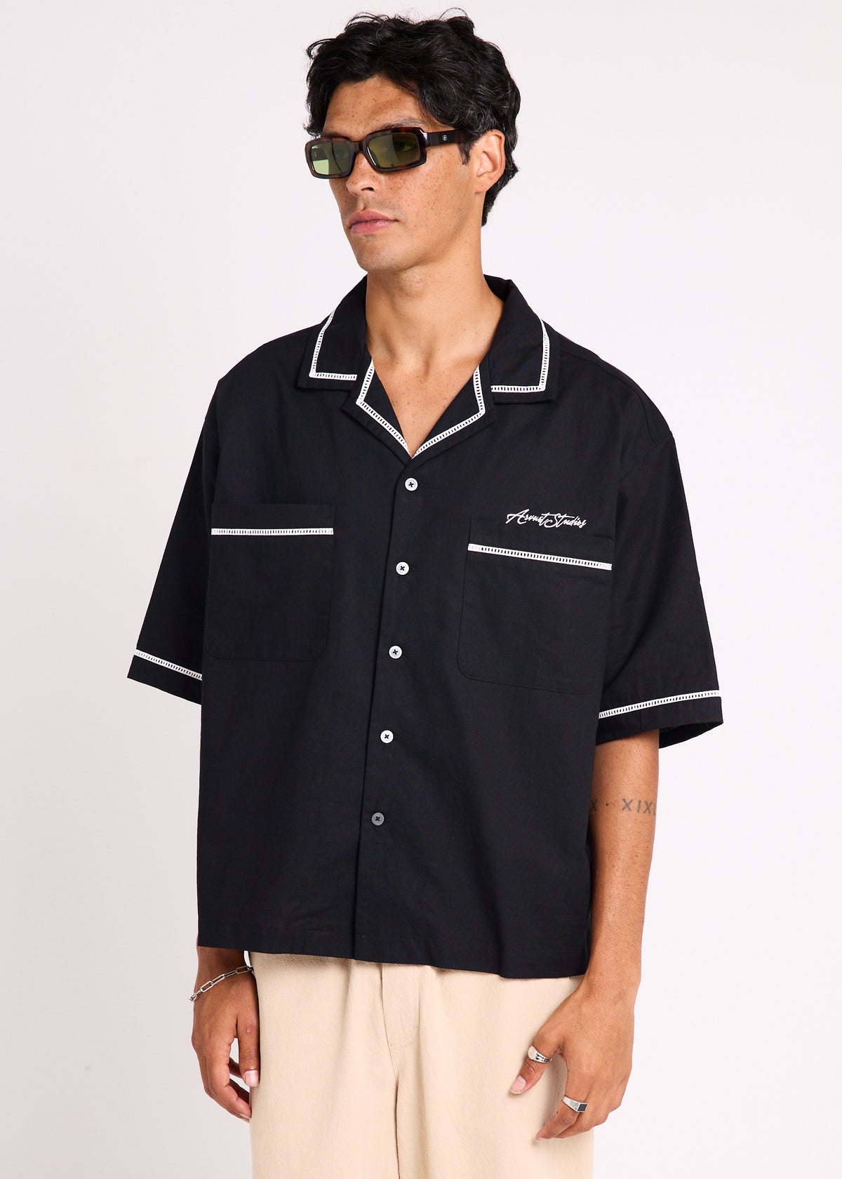 Cast Short Sleeve Shirt BLACK