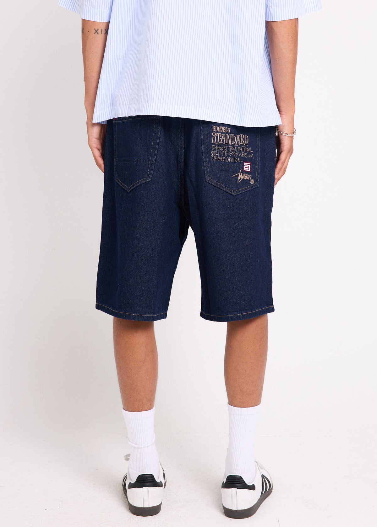 EMB 5-Pocket Denim Shorts ONCE RINSE