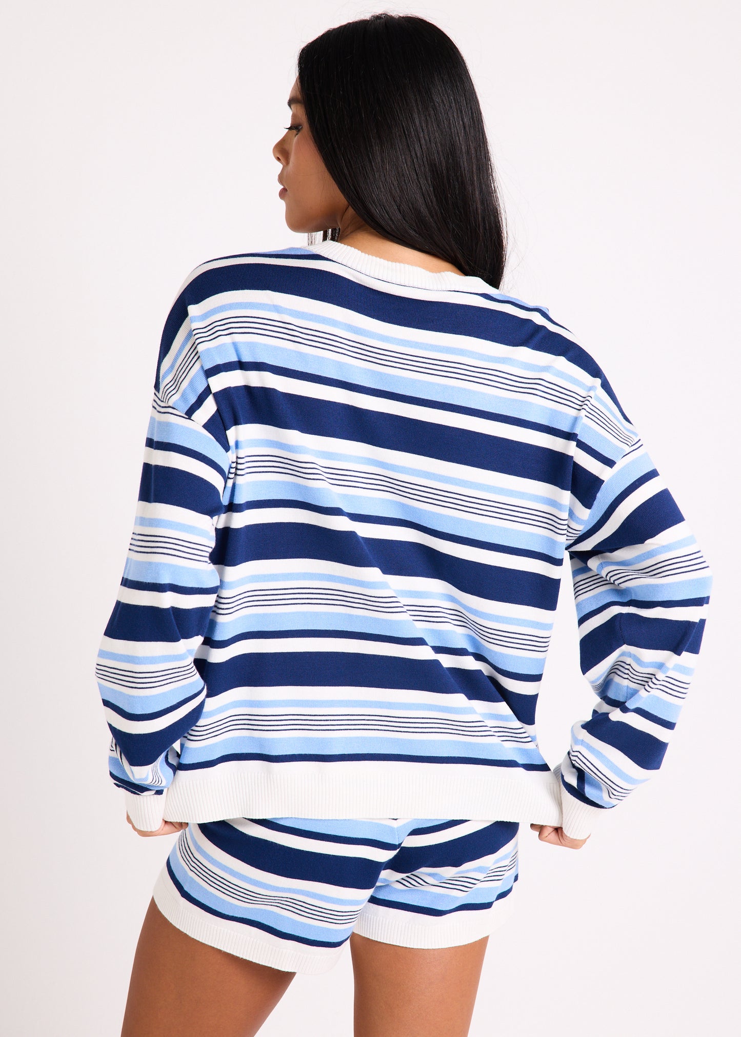 Chiara Stripes Knit Shorts