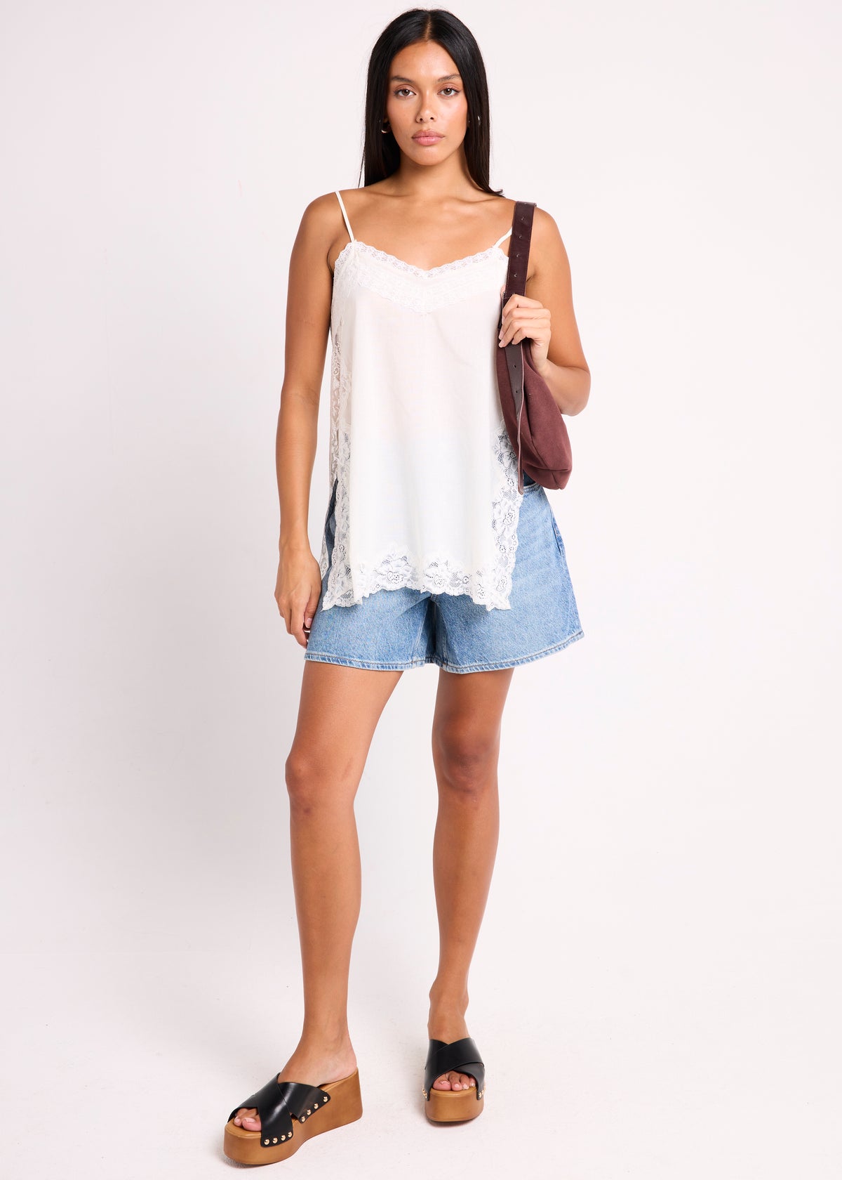 Alessia Lace Cami Top OAT