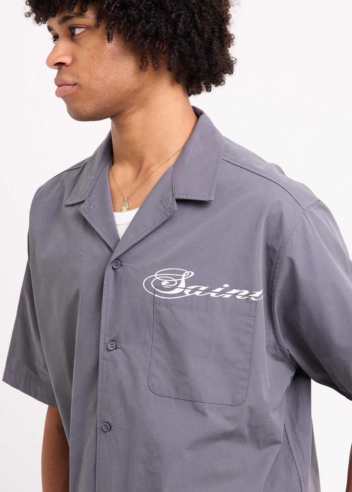 El Porter Short Sleeve Shirt CHARCOAL