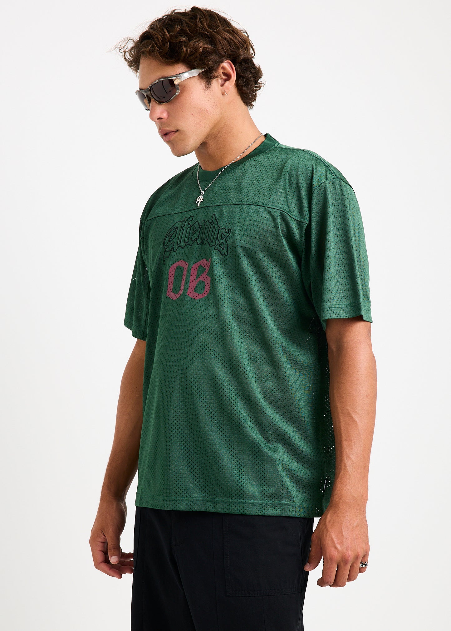 Zero Six Mesh Jersey Boxy T-Shirt